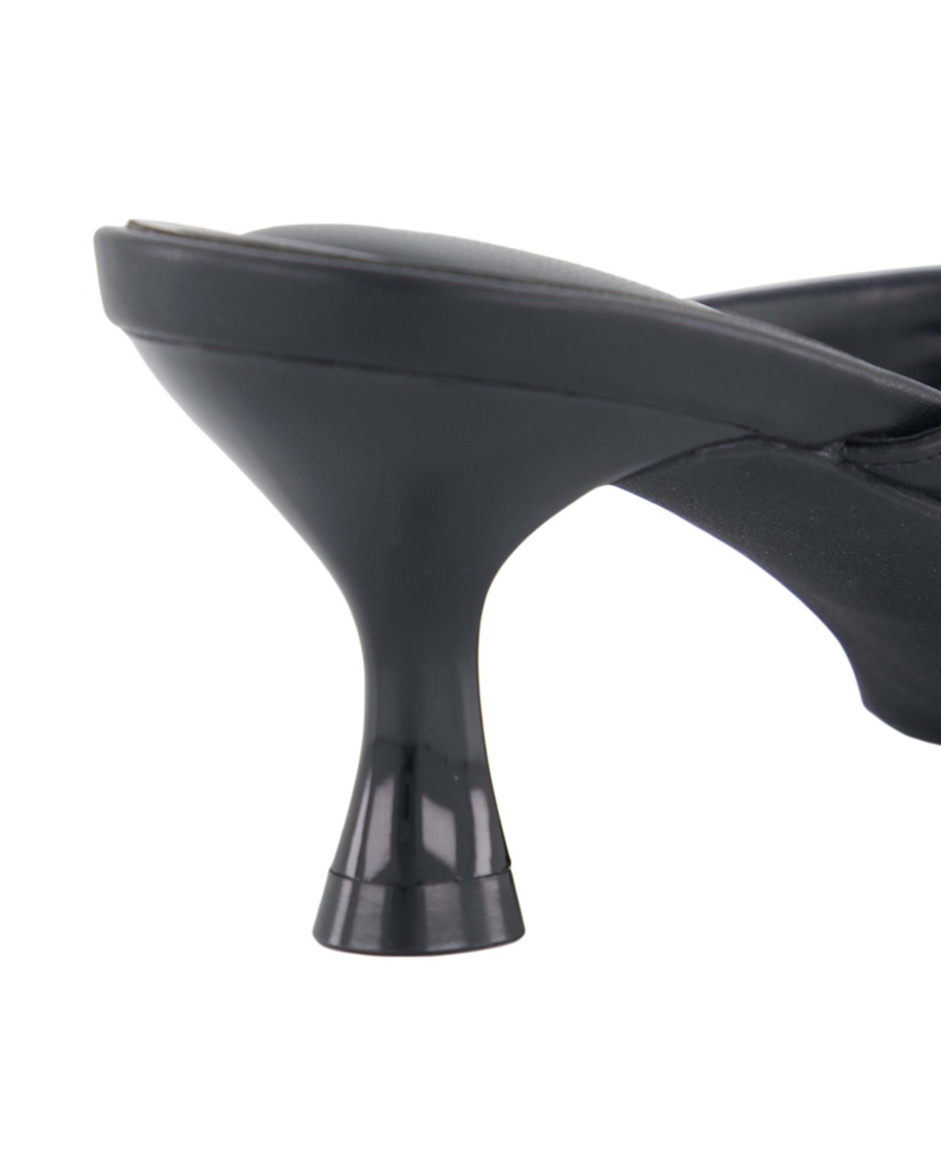 5 Toe Post Kitten Heels Black, 5 of 5