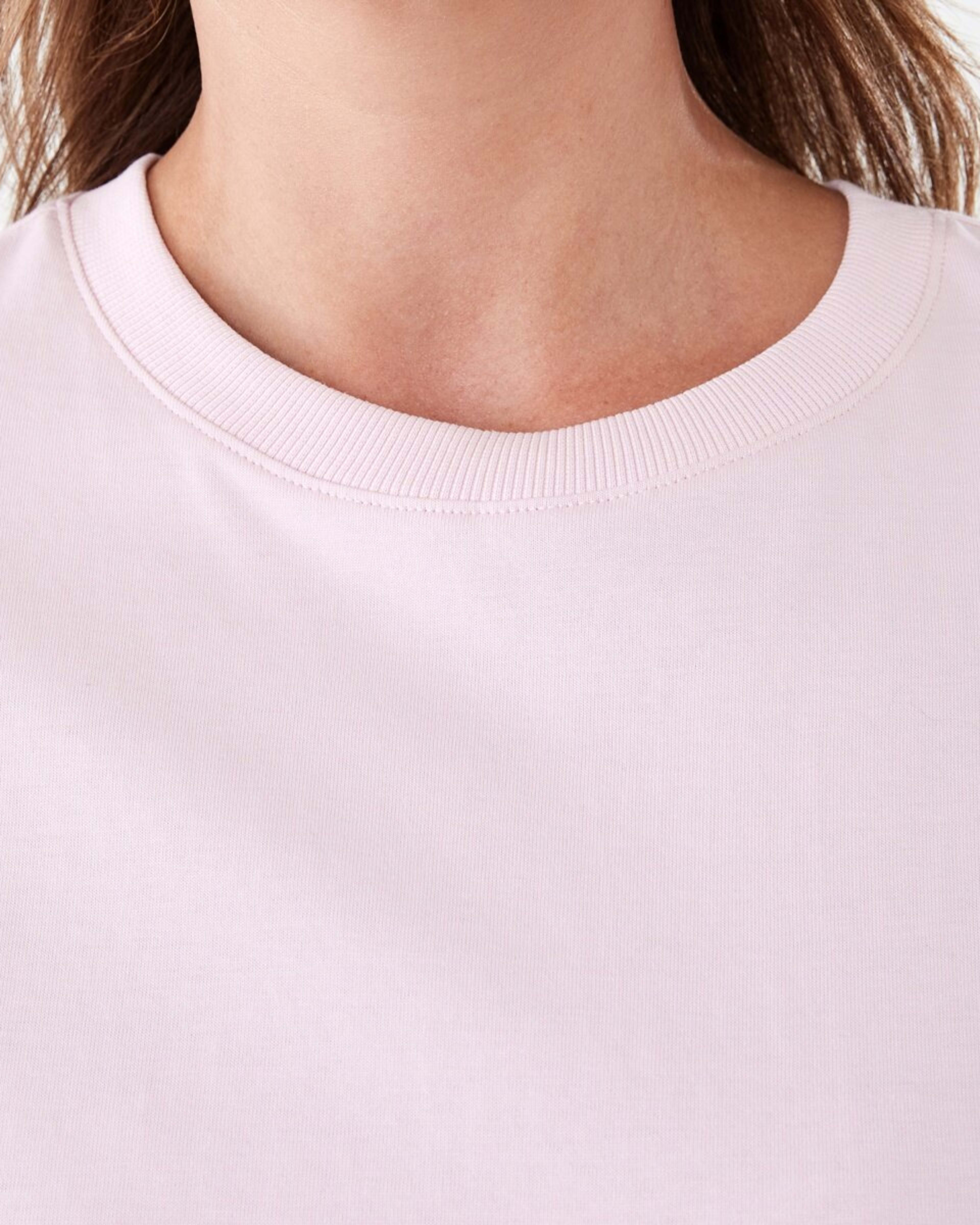 5 Short Sleeve Oversized Boyfriend T-shirt SOFT BLOSSOM, 5 of 5