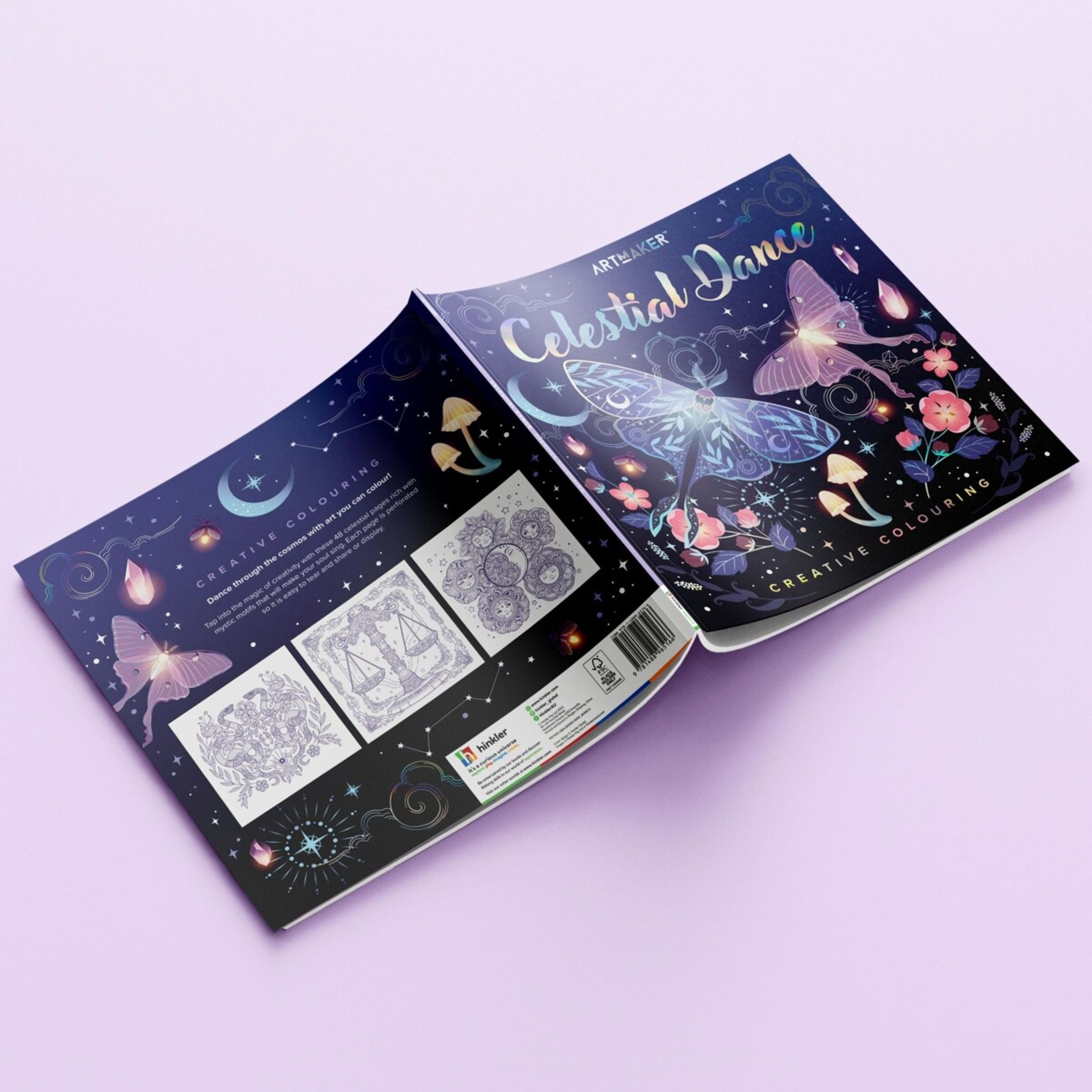 3 Art Maker Celestial Dance Creative Colouring - Book, 3 of 4