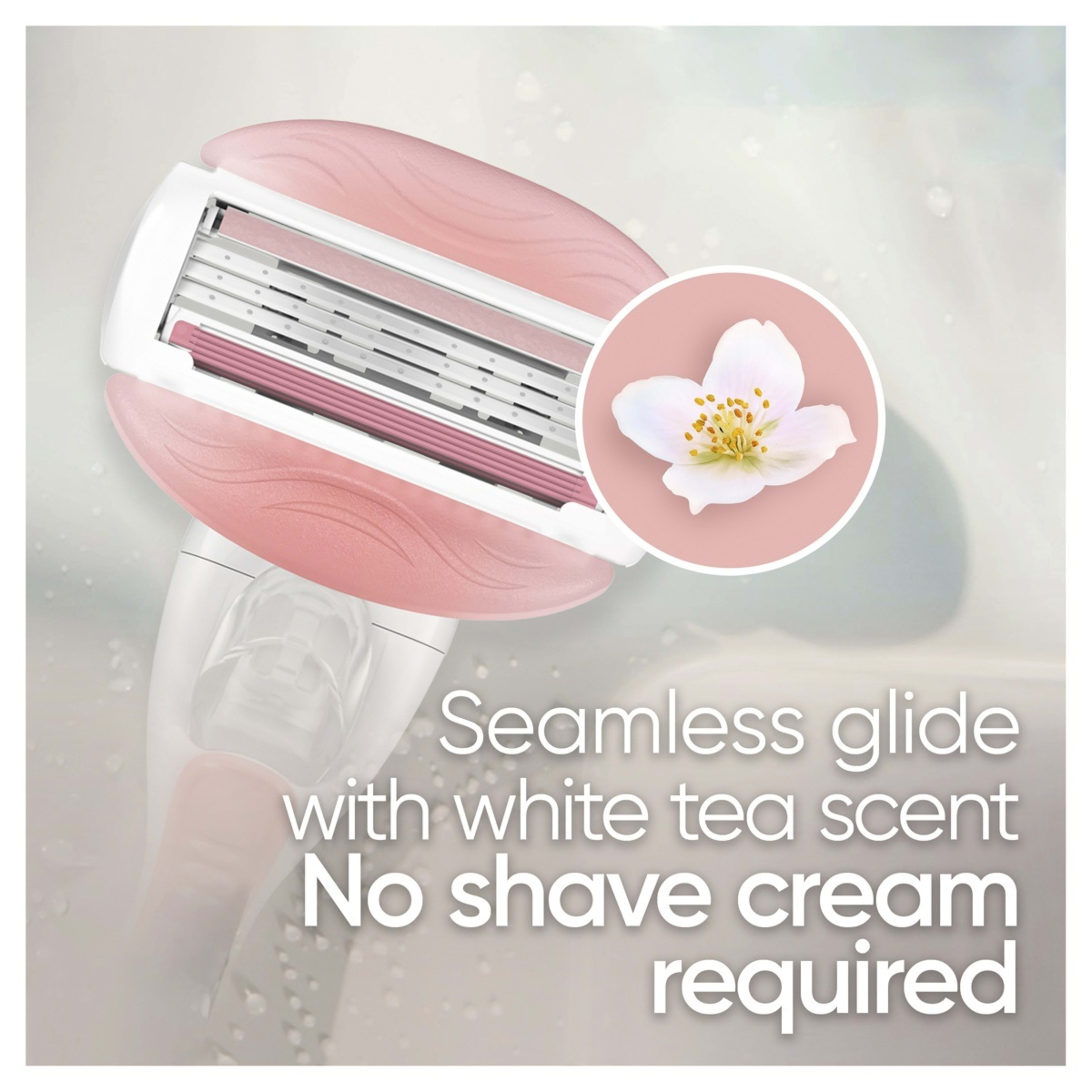 10 4 Pack Gillette Venus ComfortGlide Razor Blade Cartridges - White Tea Scent, 10 of 10