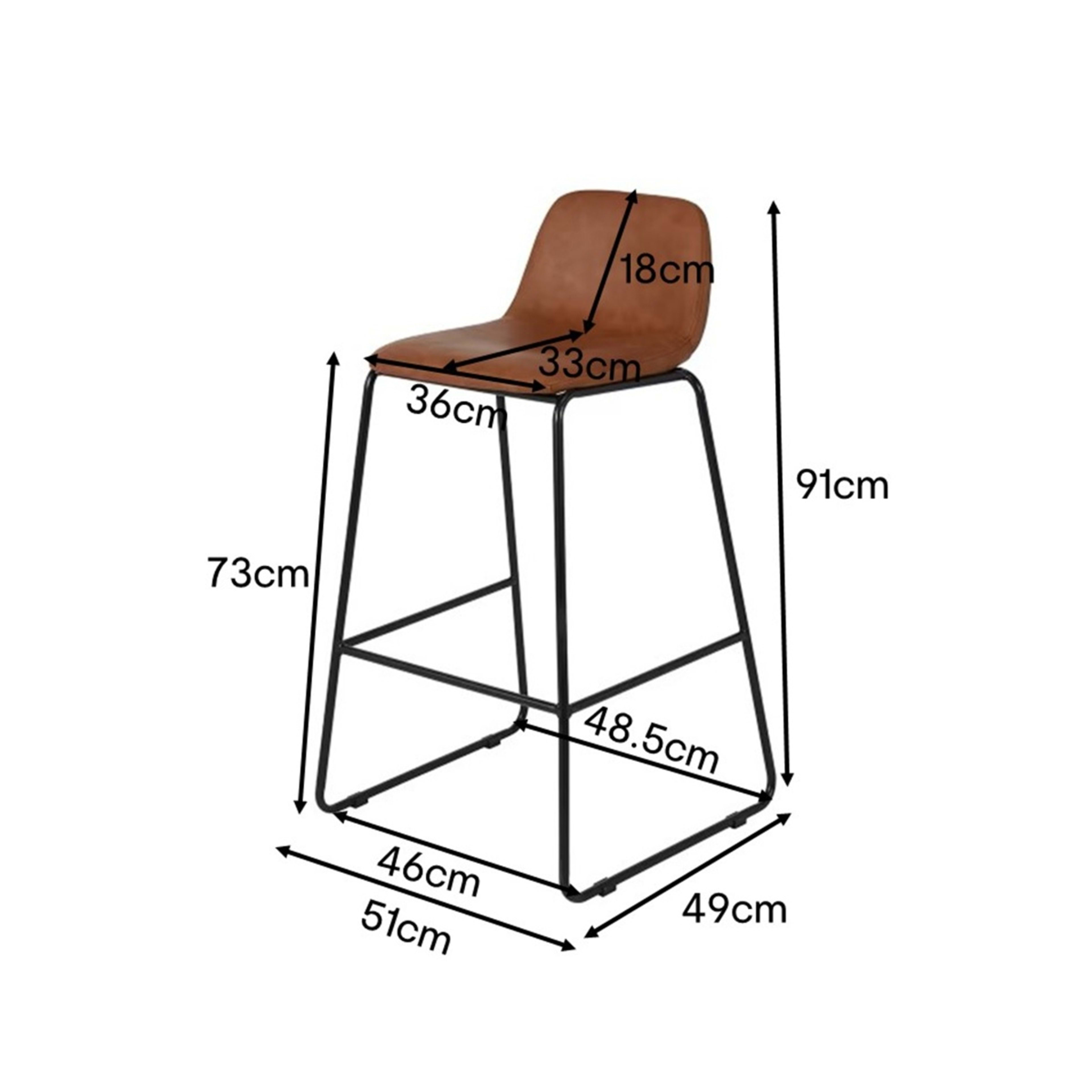 10 91cm Bar Stool - Tan, 10 of 10