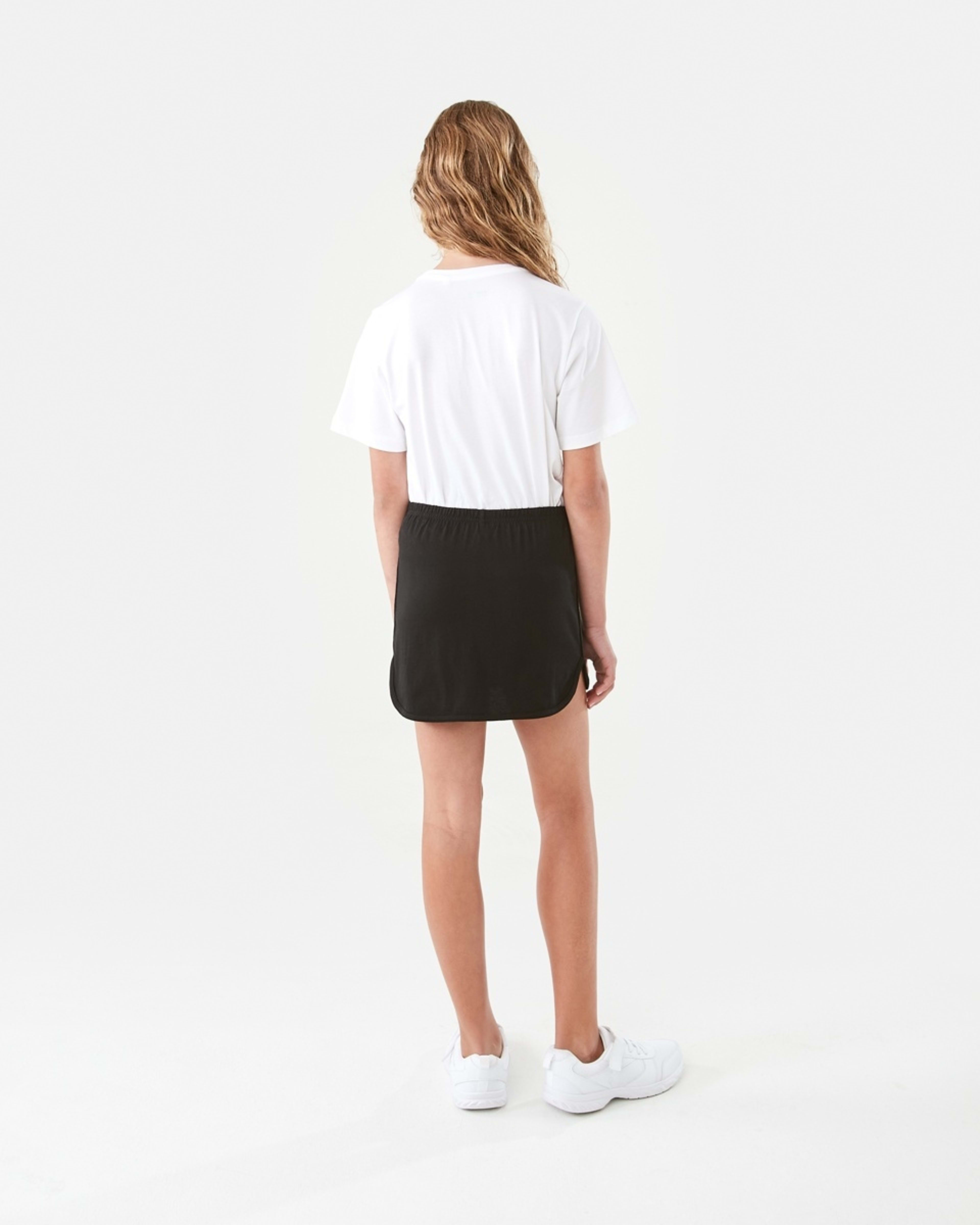 6 School Knit Skort Black, 6 of 8
