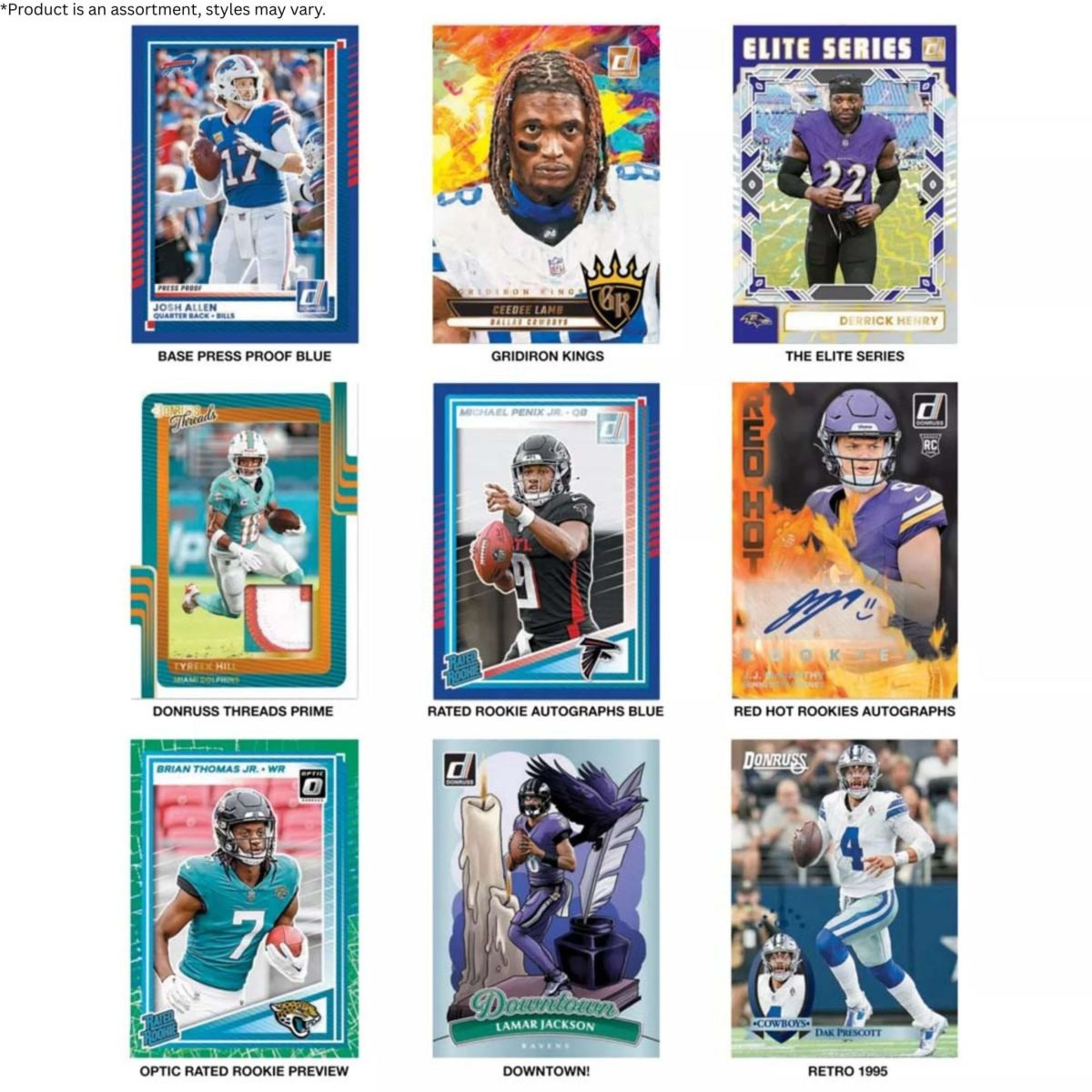 2 Panini Donruss 2025 NFL Football Trading Card Retail Pack - Assorted, 2 of 2