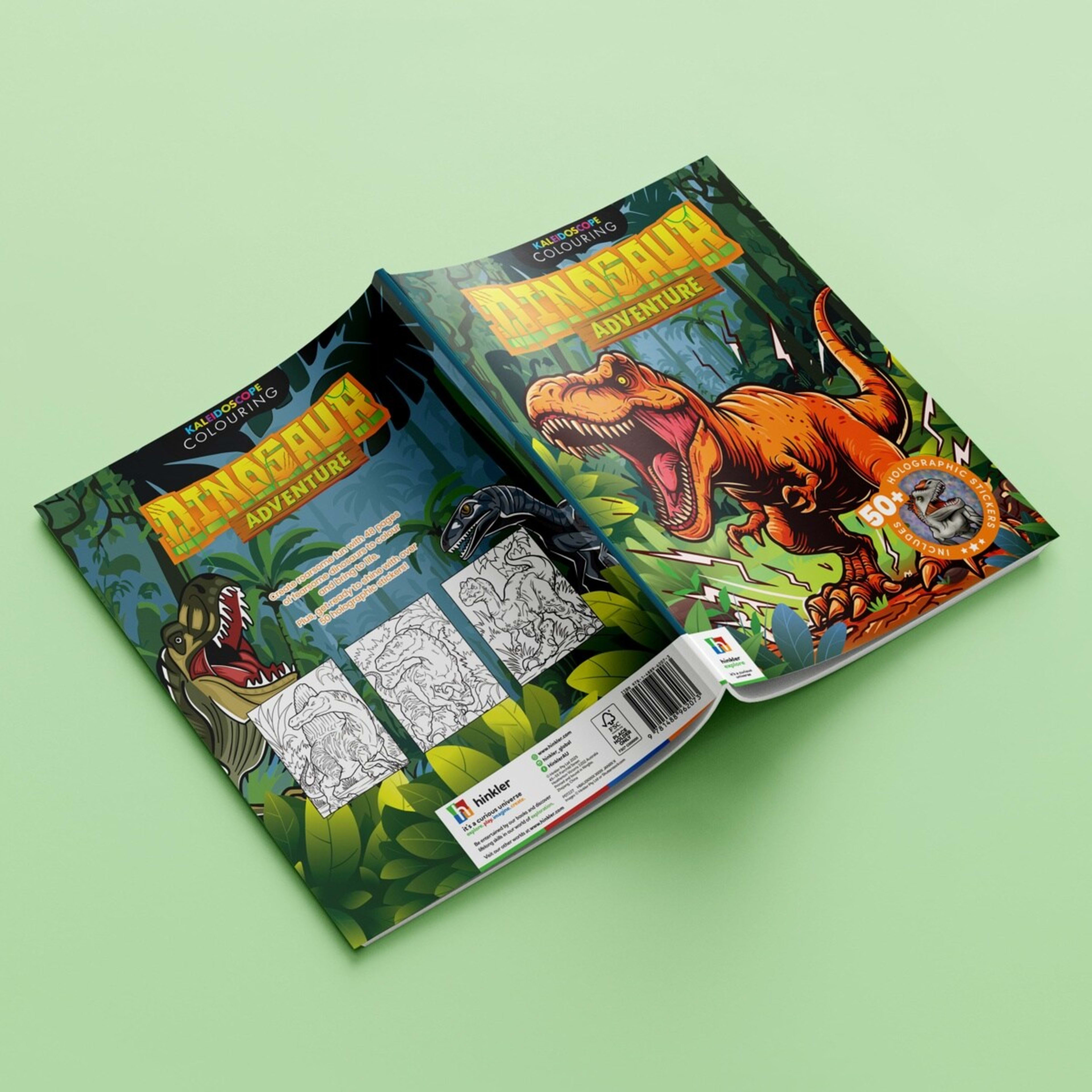 3 Kaleidoscope Colouring: Dinosaur Adventure - Book, 3 of 6