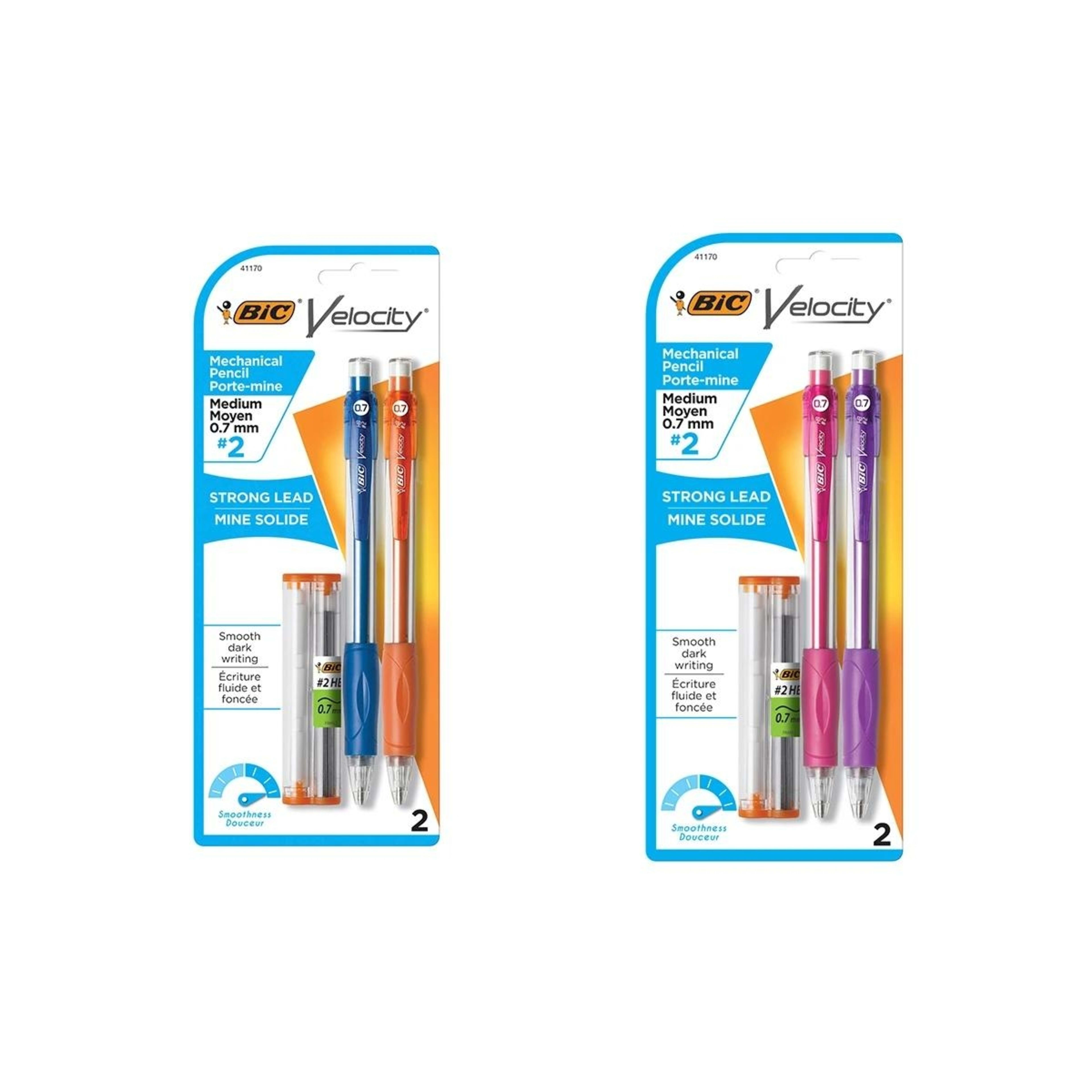 1 2 Pack BIC Velocity Mechanical Pencils - Assorted, 1 of 10