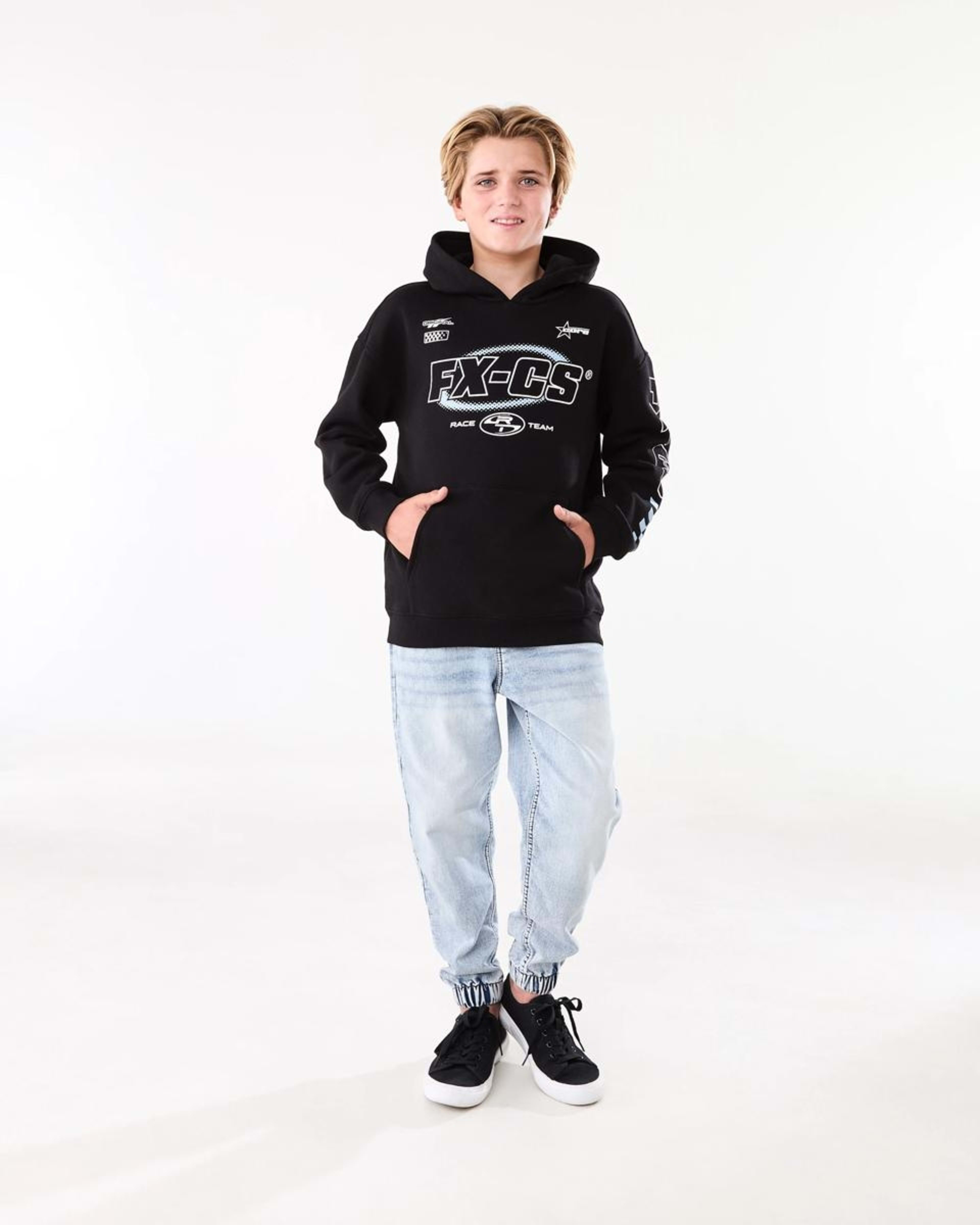 8 Oversized Print Hoodie Blk Slogan, 8 of 8