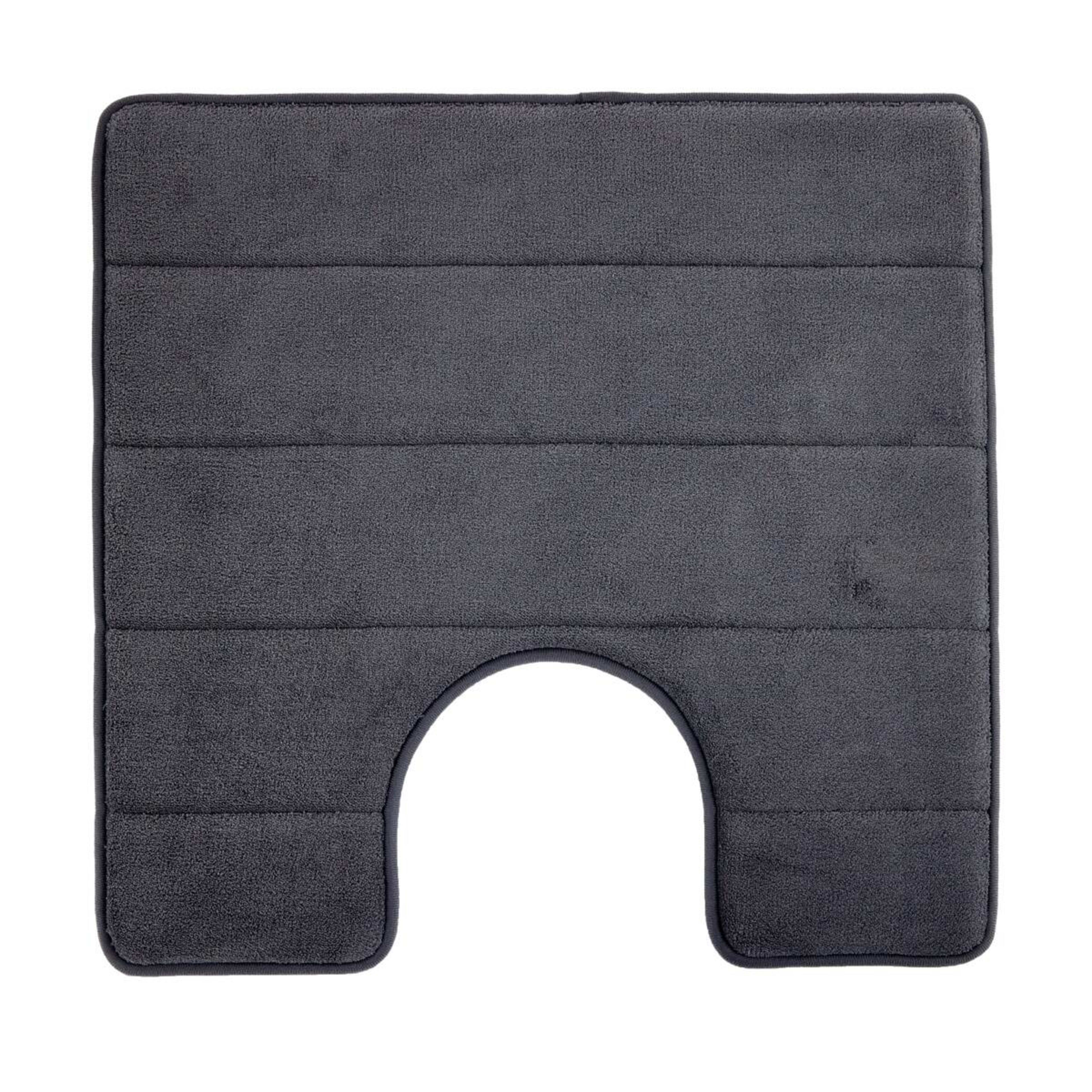 1 Memory Foam Contour Bath Mat - Charcoal