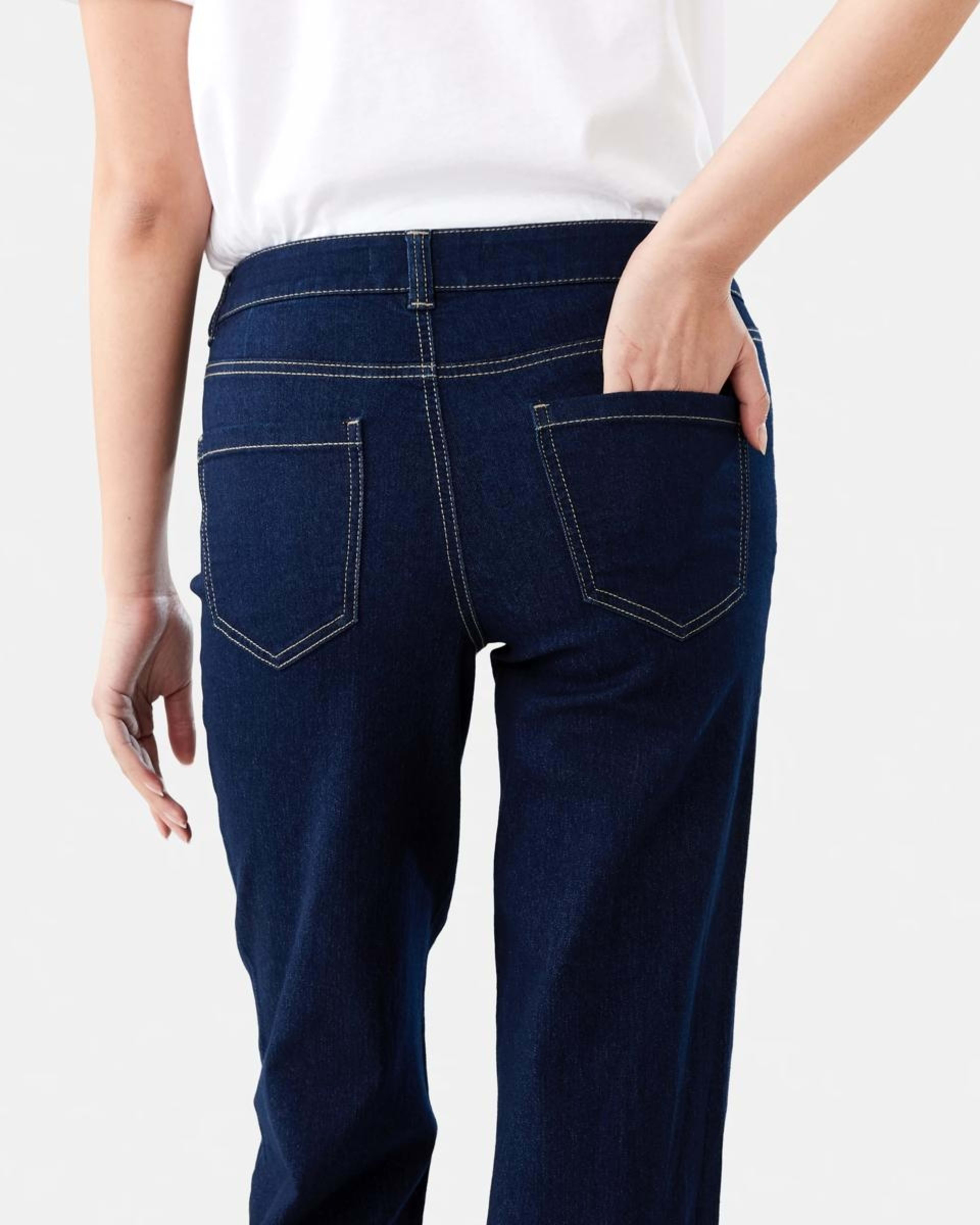8 Classic Straight Jeans DENIM INDIGO, 8 of 10