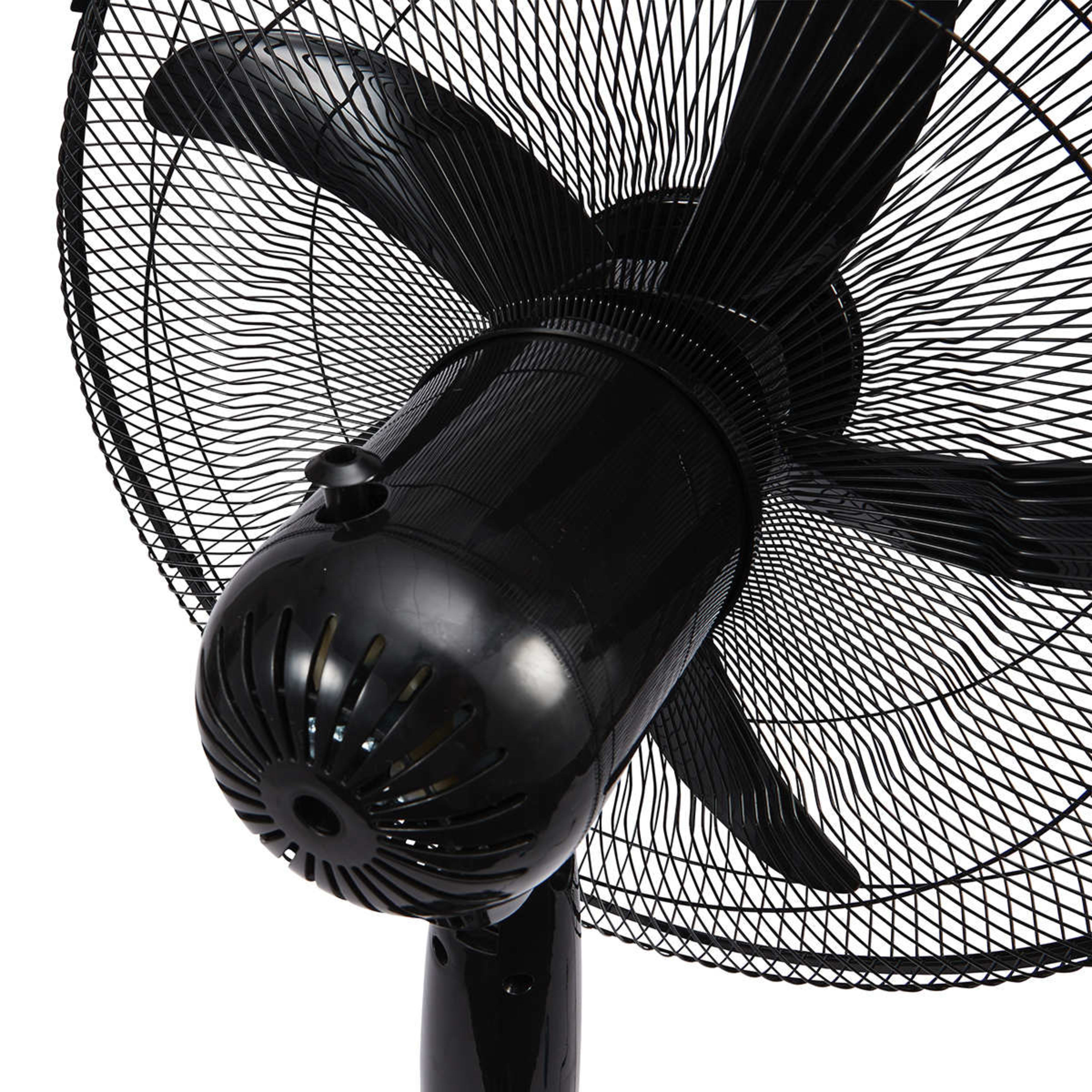 50cm Black Pedestal Fan Kmart
