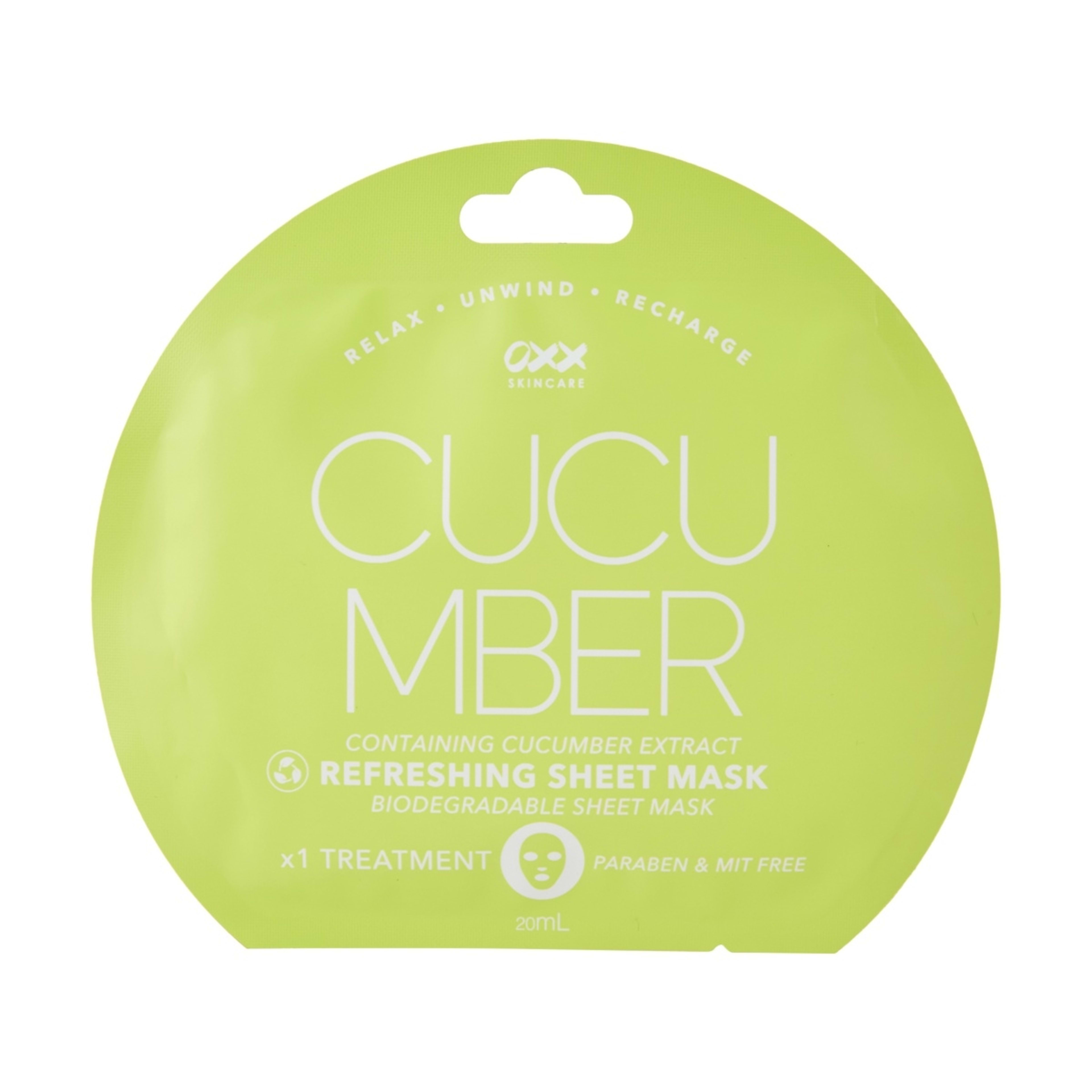 1 Refreshing Sheet Mask - Cucumber Extract, 1 of 3