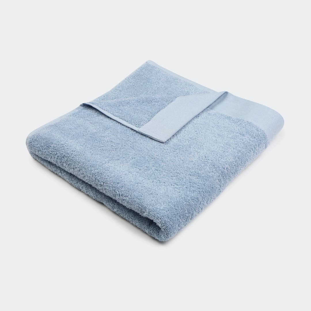 Malmo Cotton Bath Towel Blue Kmart