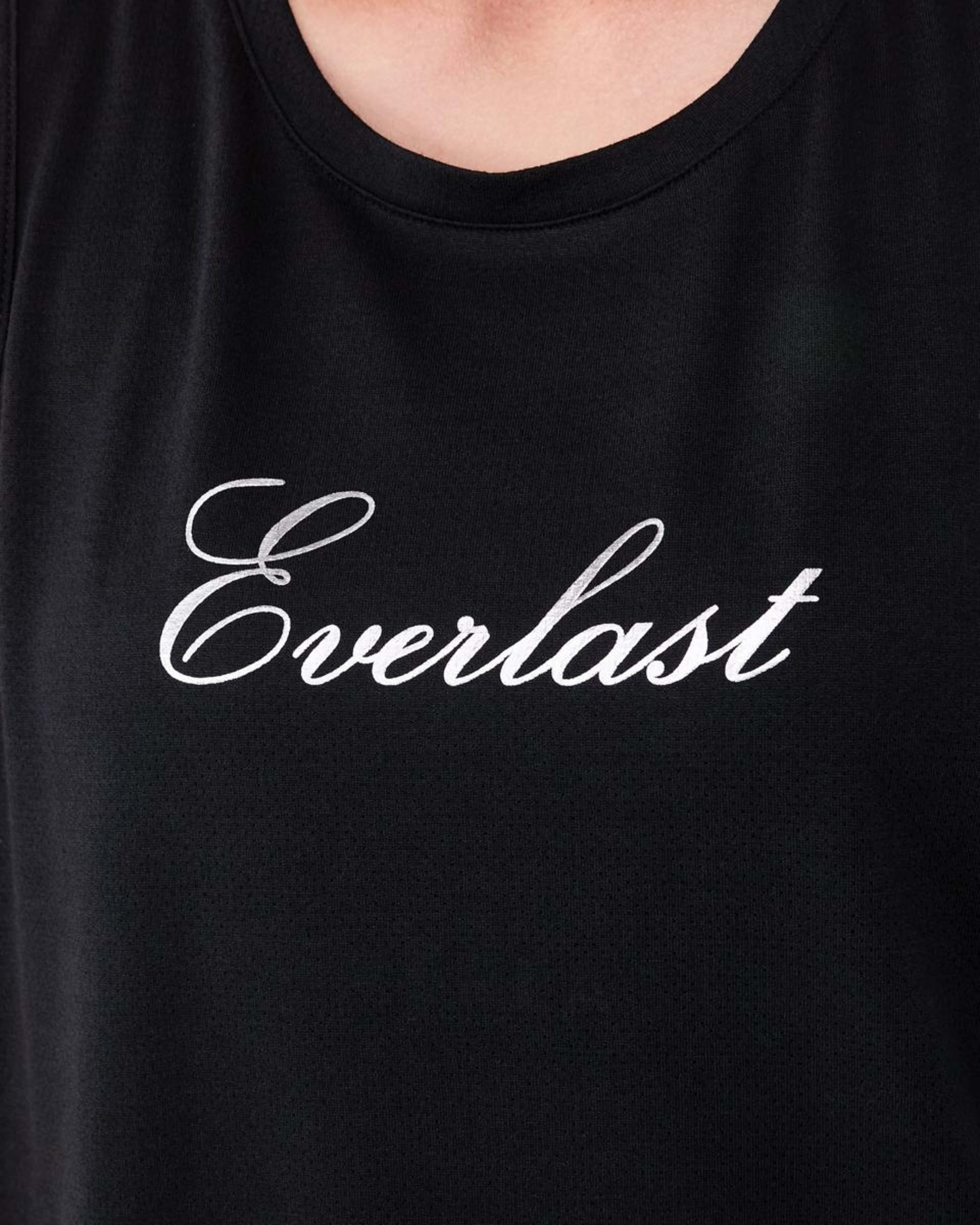 6 Everlast Womens Keyhole Tank Black, 6 of 8