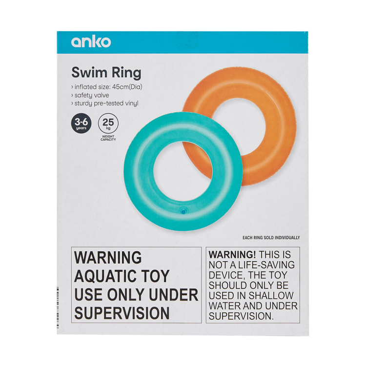 Swim Ring Assorted Kmart NZ