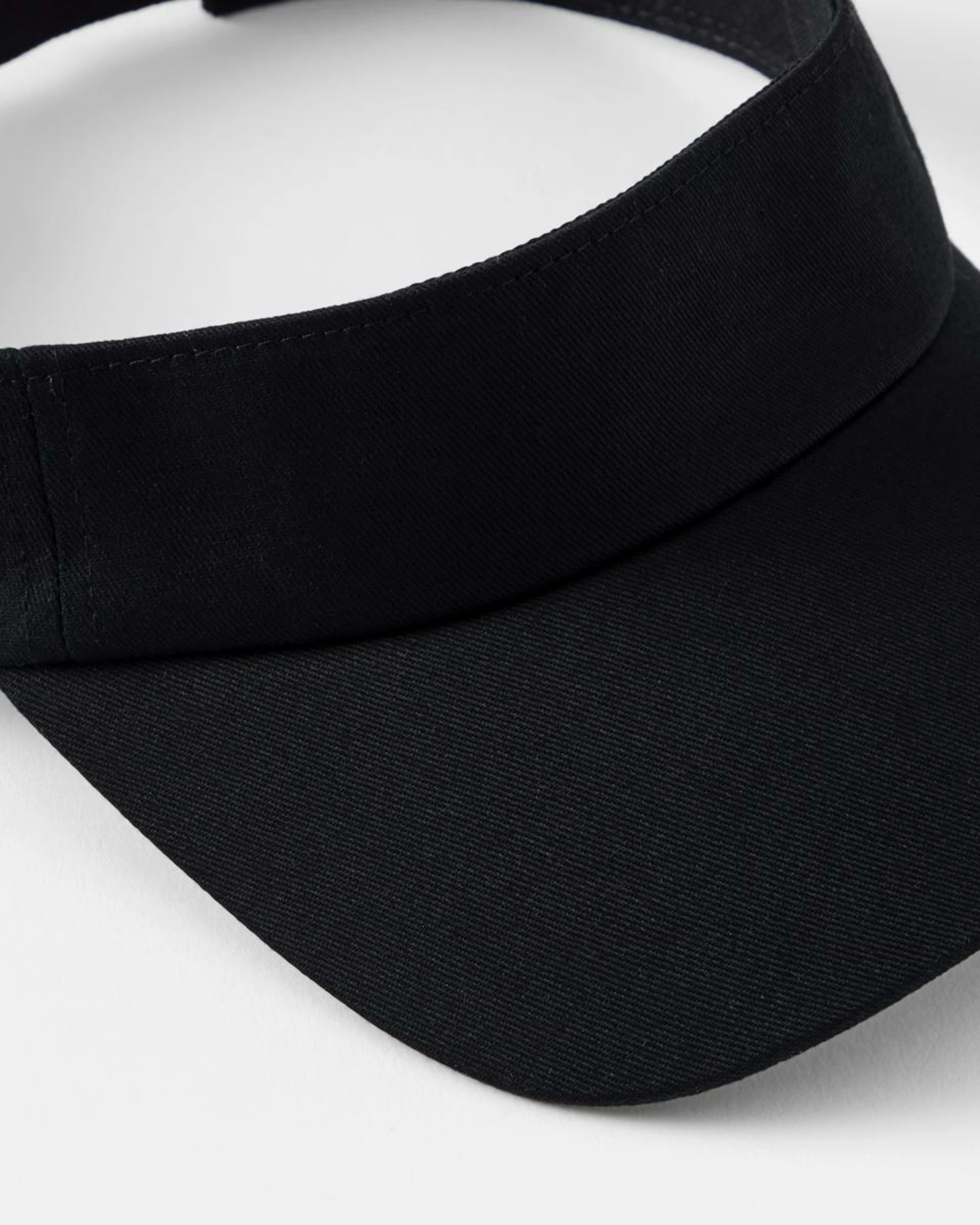 3 Basic Twill Visor BLACK, 3 of 3