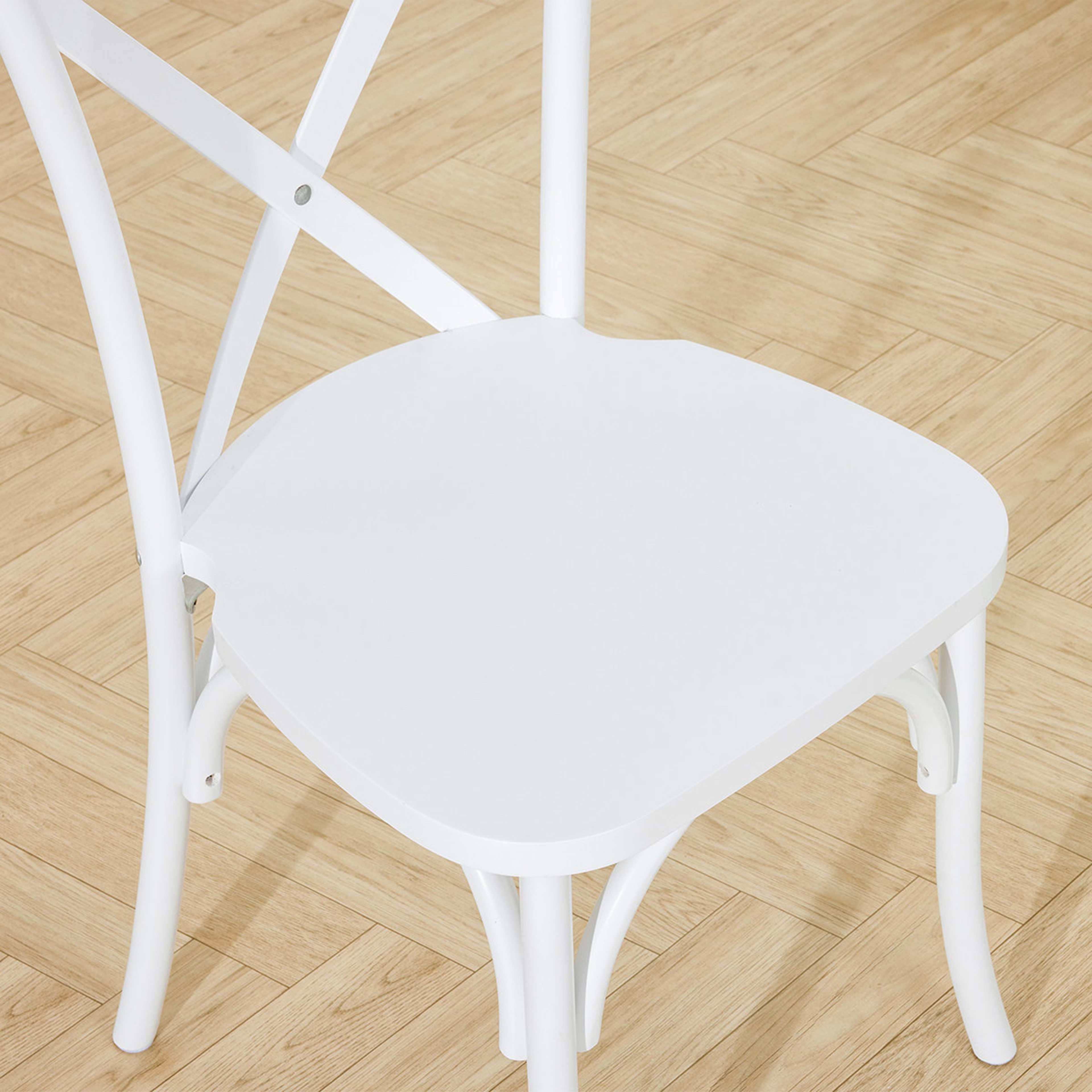 5 Set of 2 Cross Back Chairs, 5 of 10