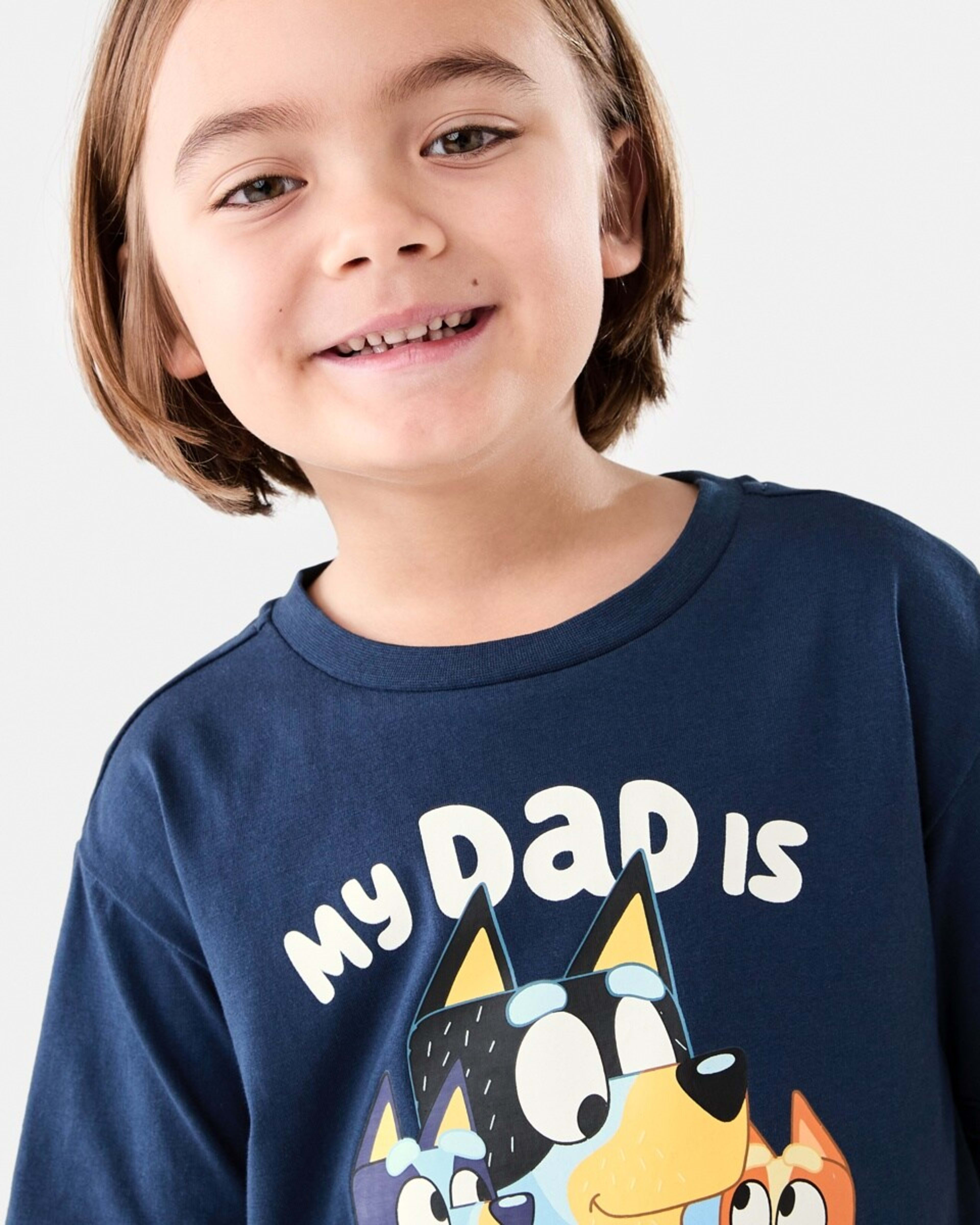 3 Bluey License Print T-shirt BLUEY MY DAD IS AWESOME, 3 of 6