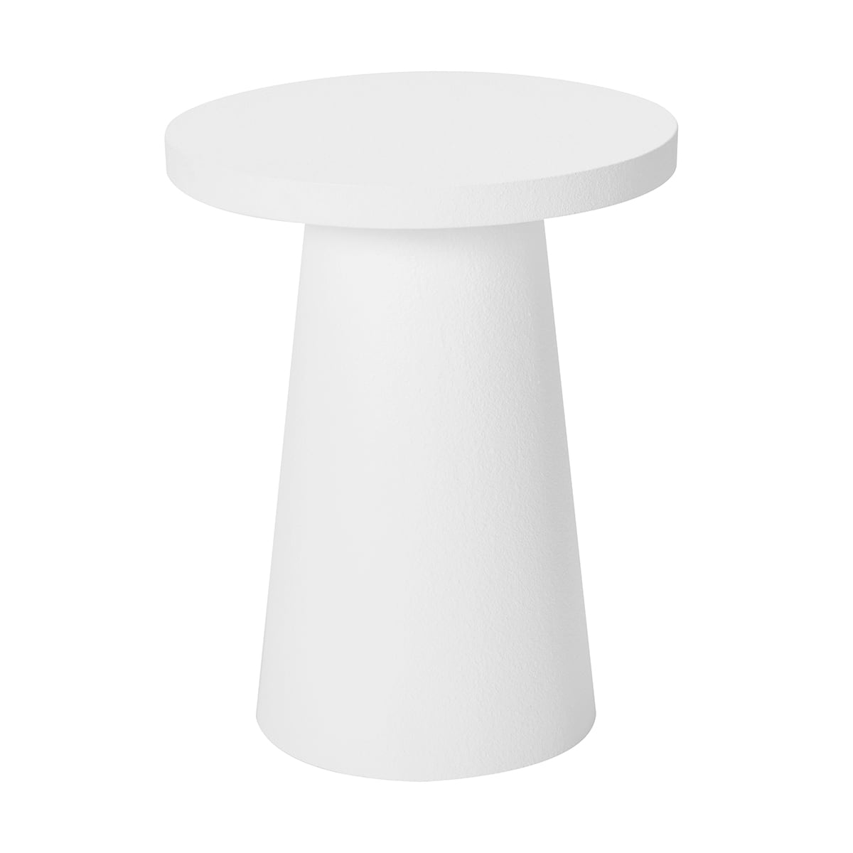 White Textured Side Table Kmart