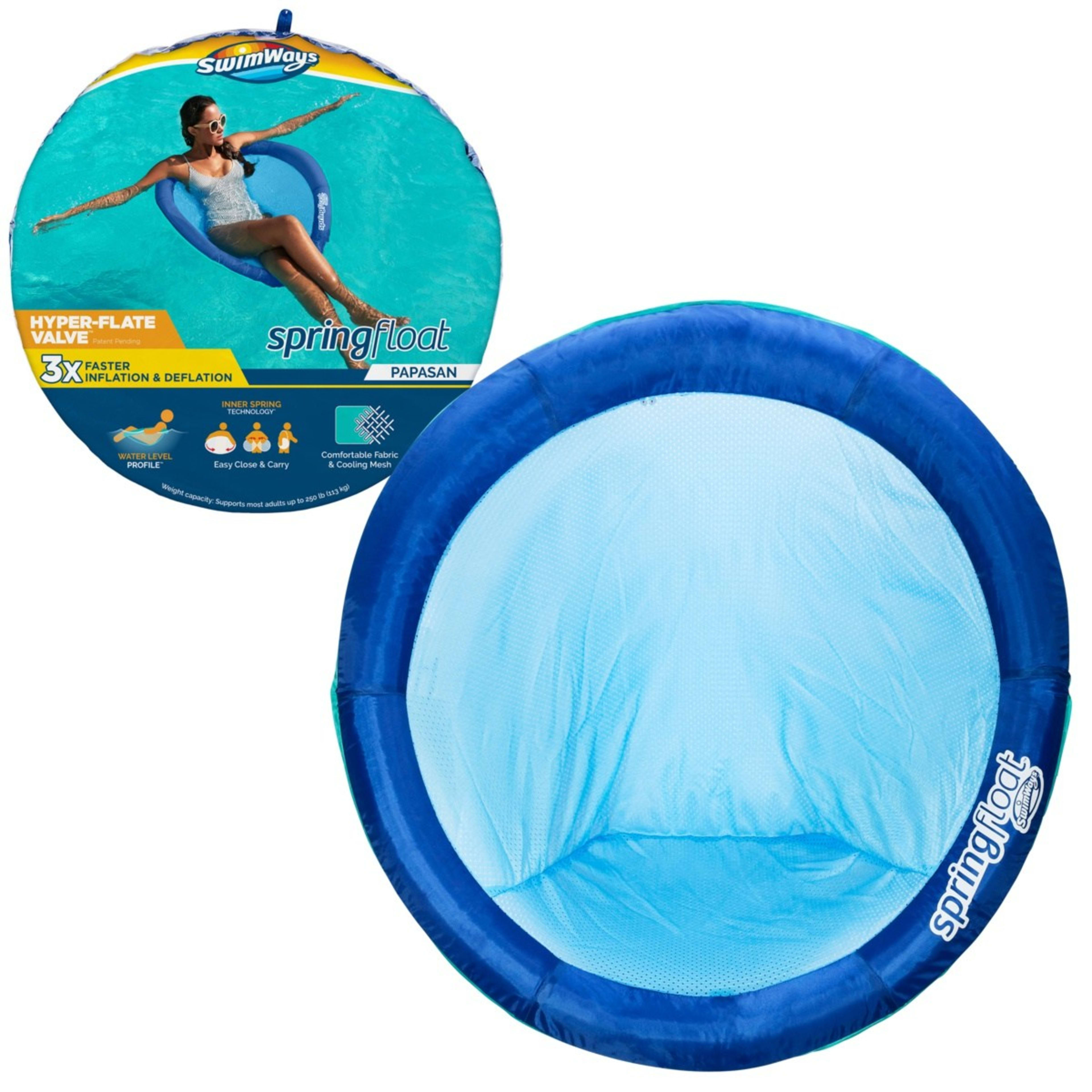 SwimWays Spring Float Papasan Pool Lounge Chair Kmart