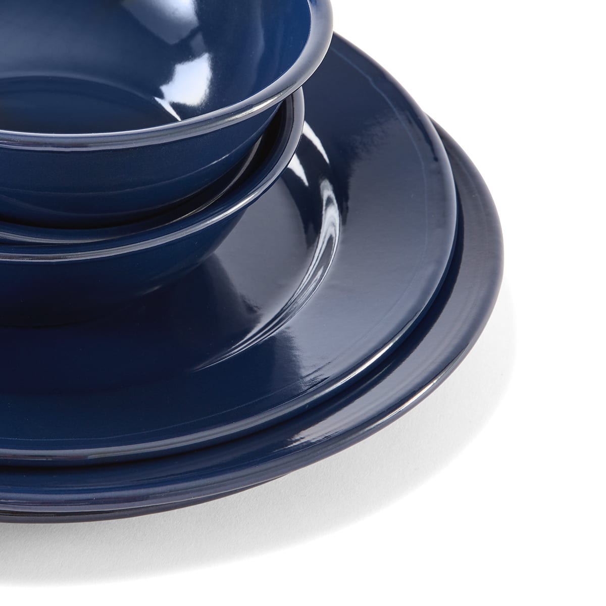 12 Piece Enamel Dinner Set - Kmart