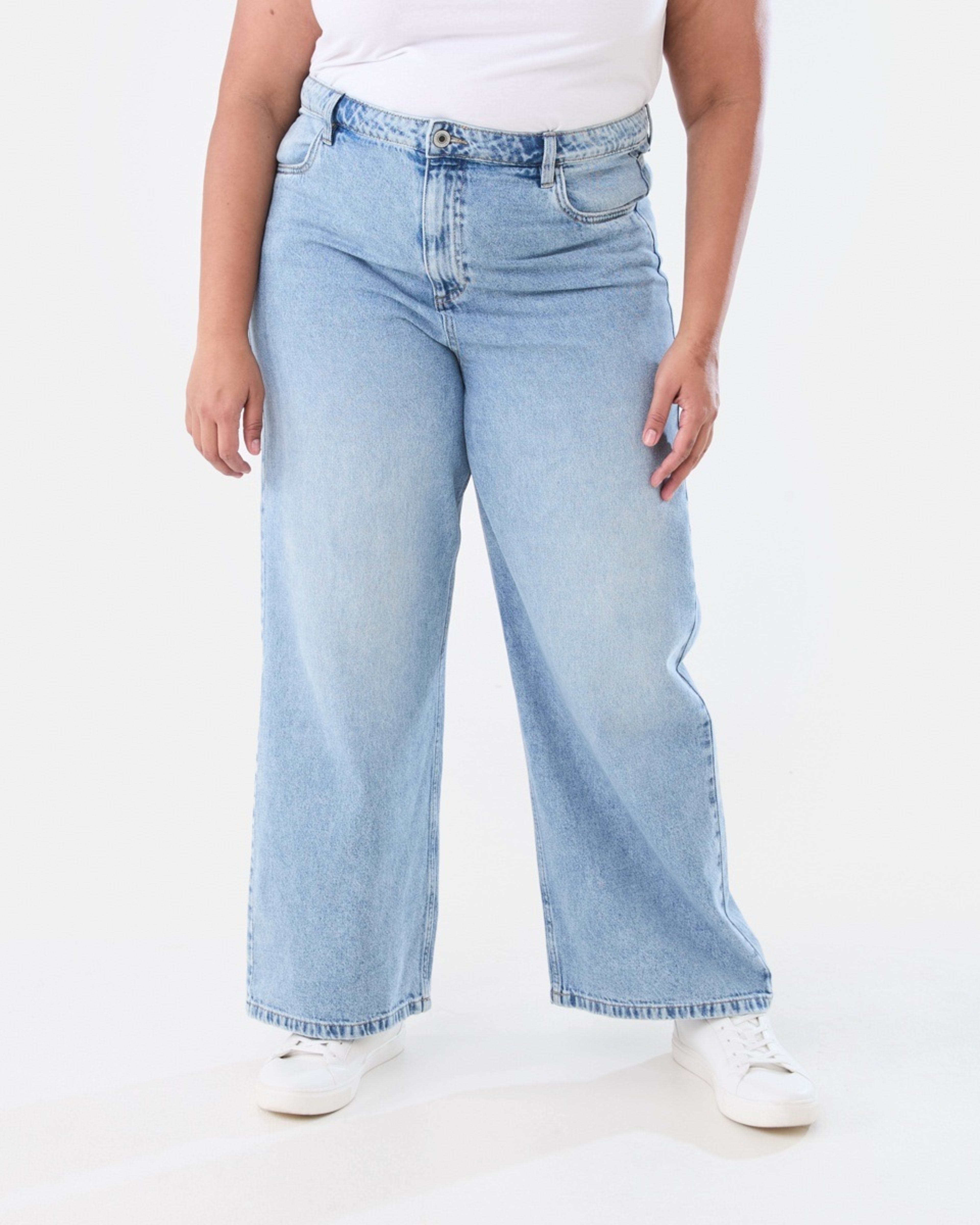1 Curve Wide Leg Jeans Lit Denim, 1 of 5
