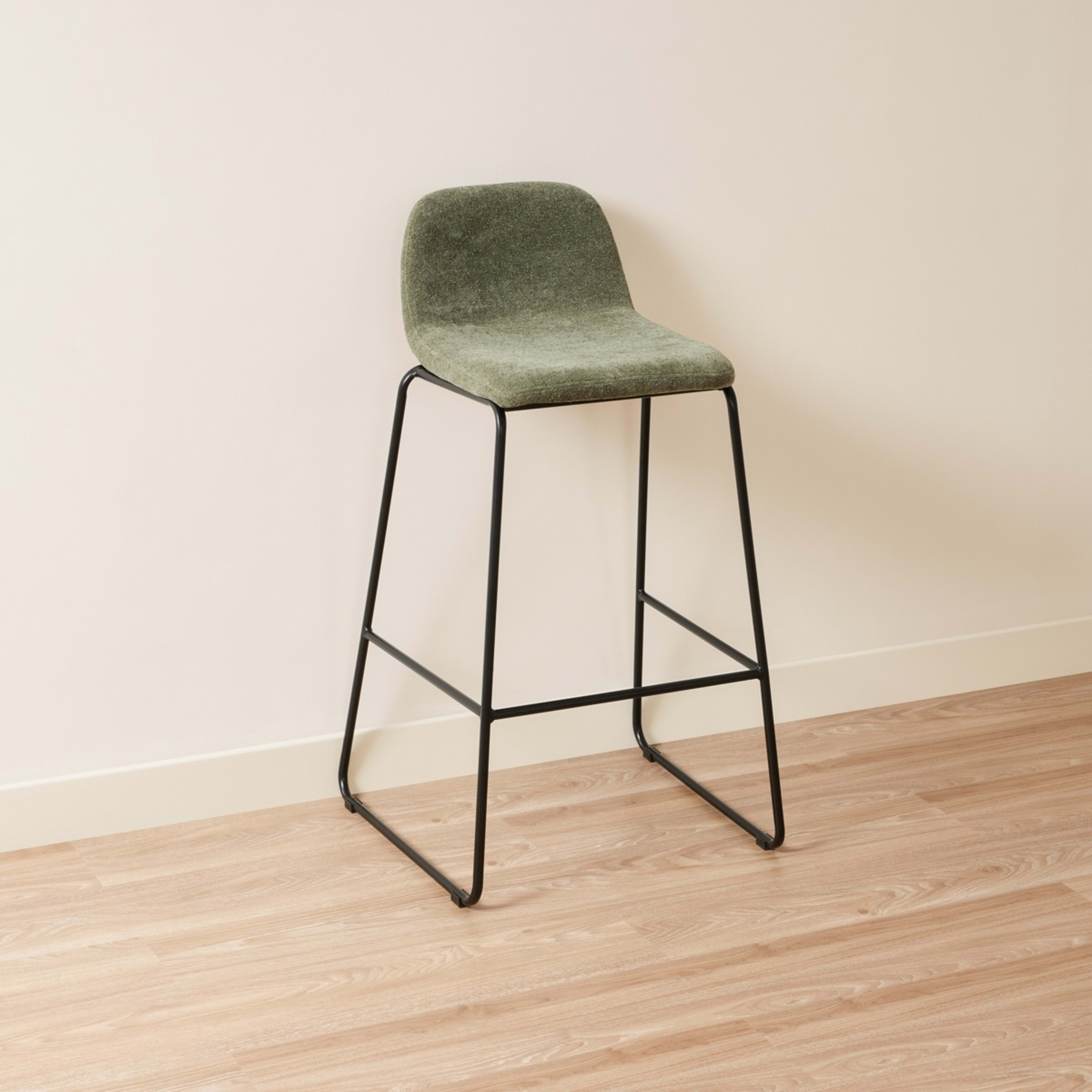 3 Chenille Stool - Green, 3 of 5