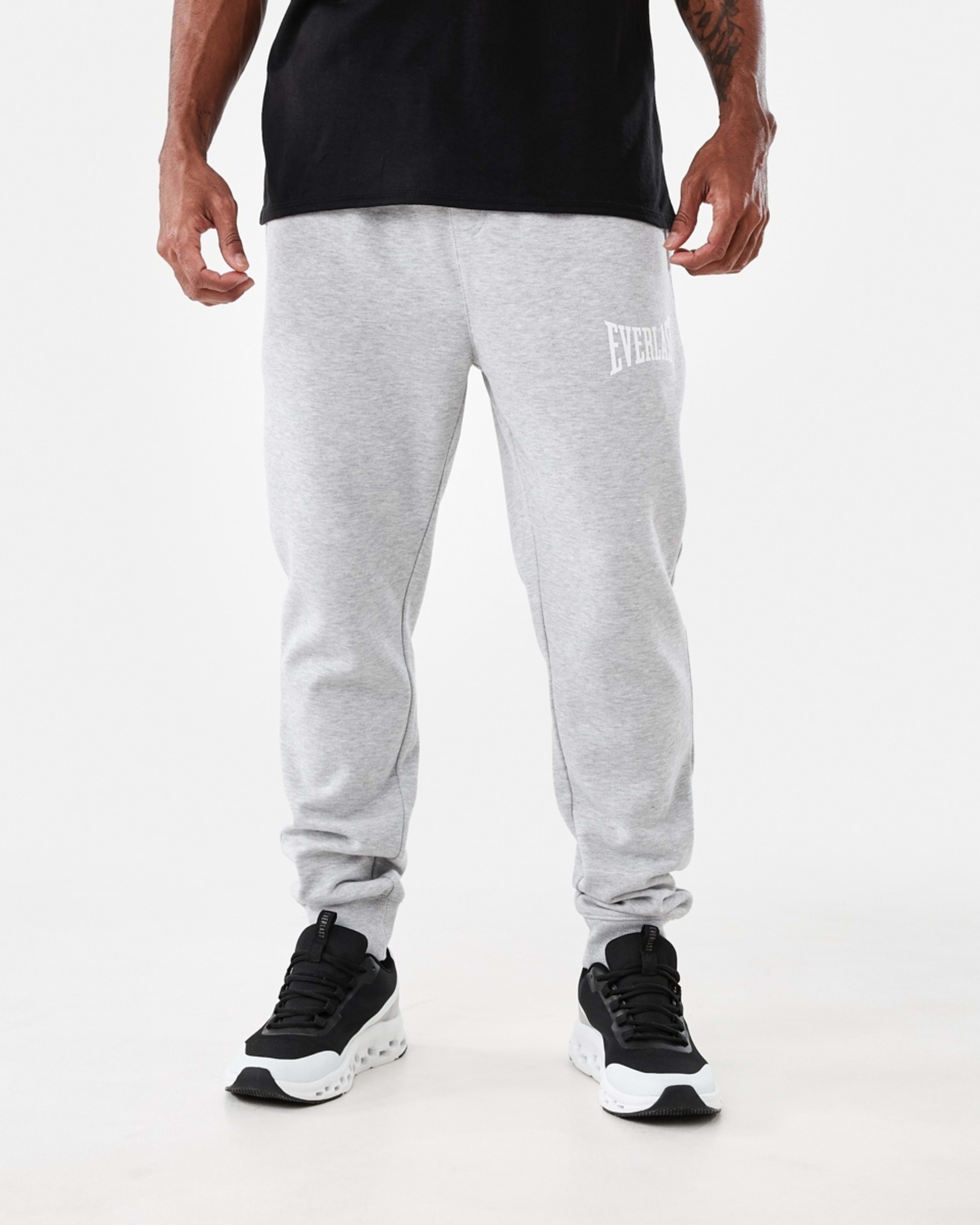 2 Everlast Mens Slim Trackpants EVER GREY MARLE, 2 of 7