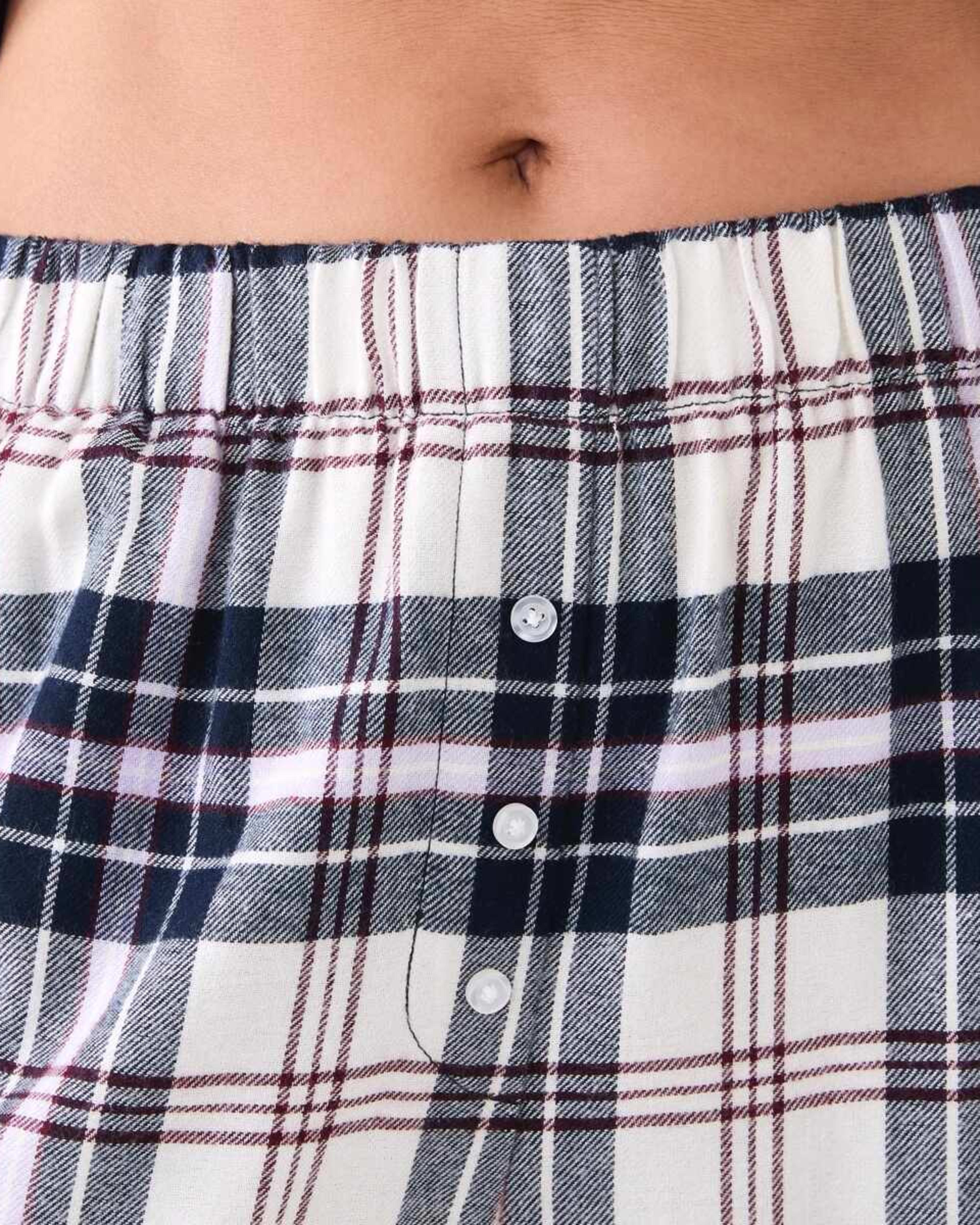 7 Relaxed Boyfriend Flannel Pyjama Set Mx Tartan, 7 of 7