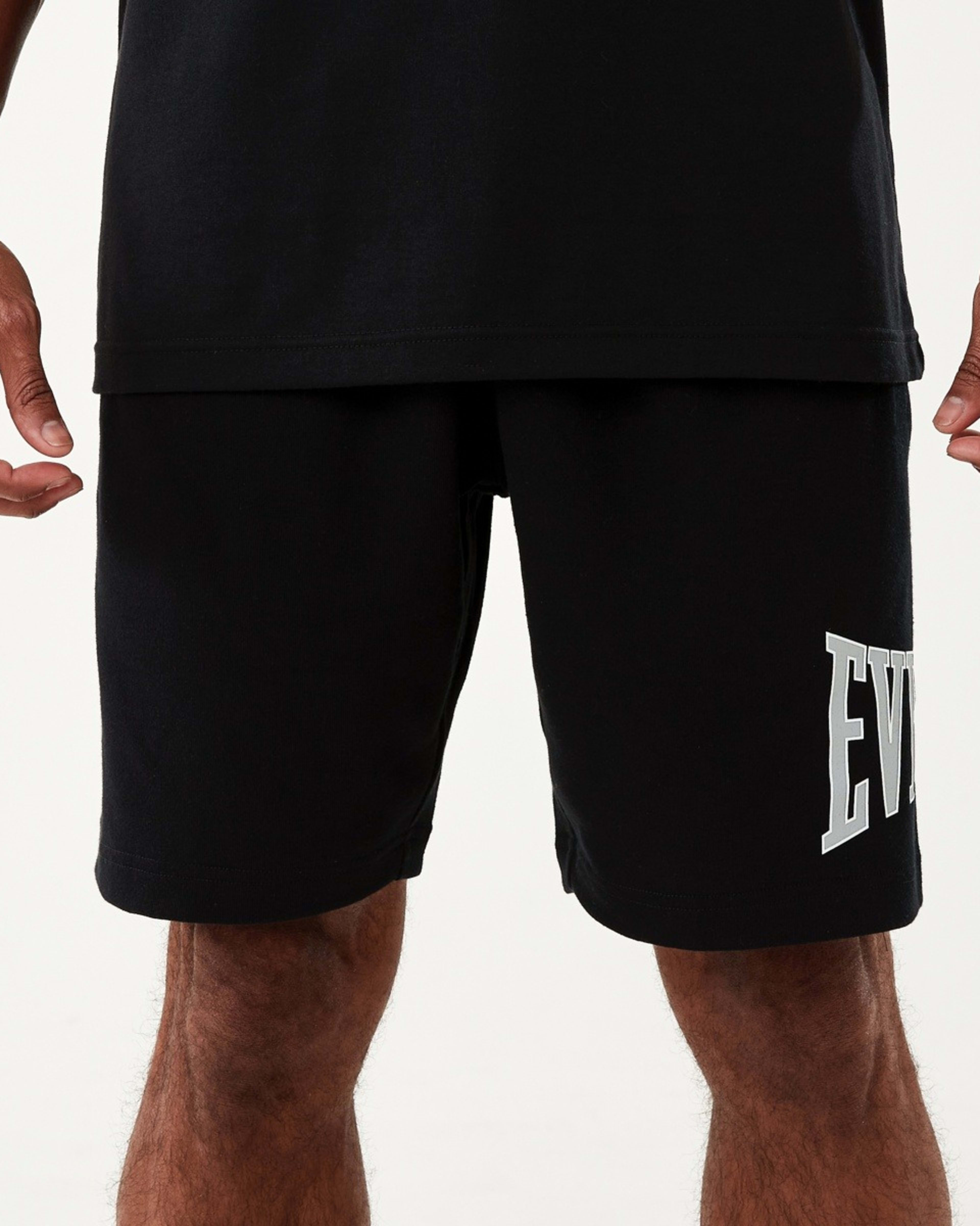 2 Everlast Mens French Terry Shorts Blck Class, 2 of 7