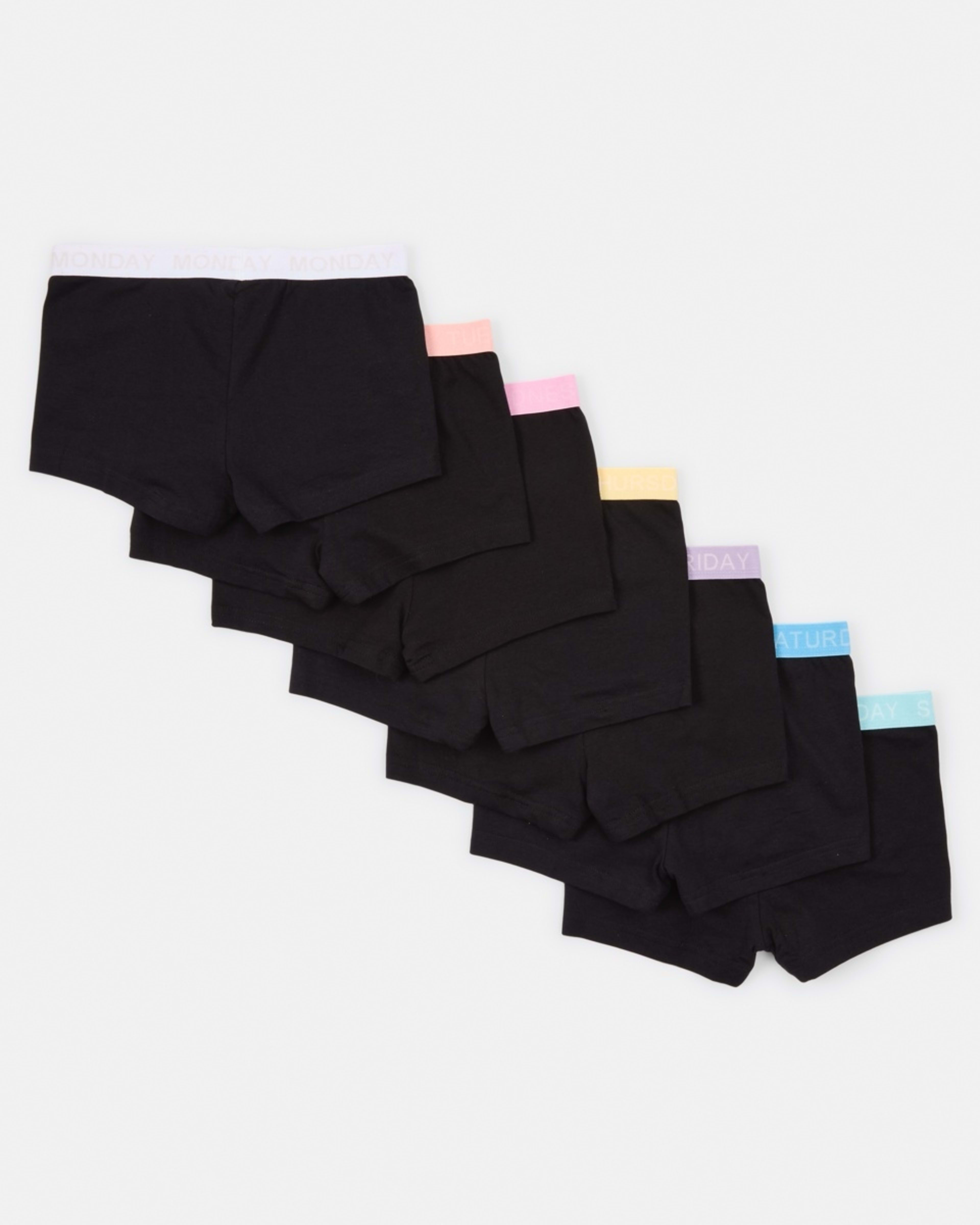 2 7 Pack Shorties BLACK SHORT MULTI, 2 of 10