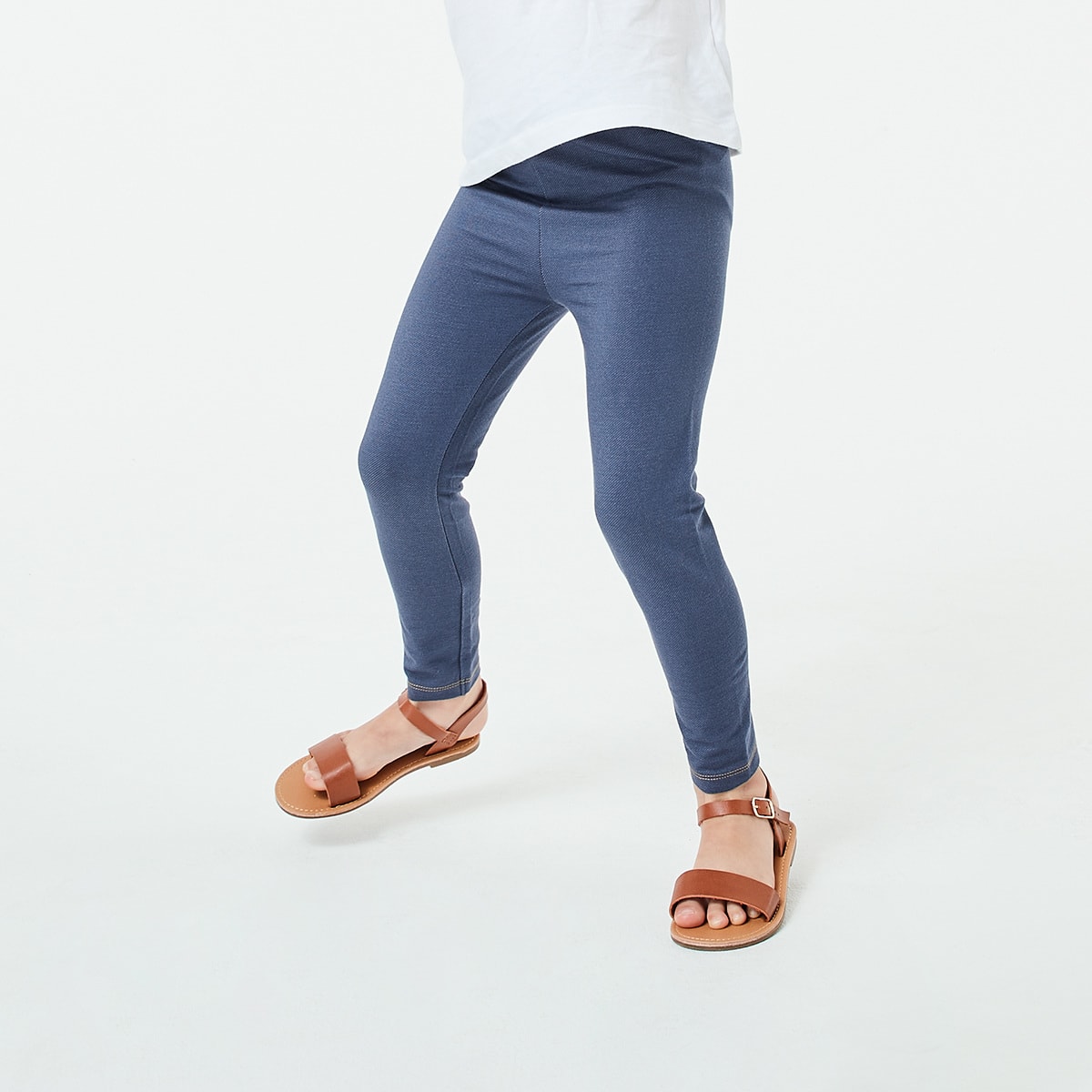Denim Look Leggings - Kmart
