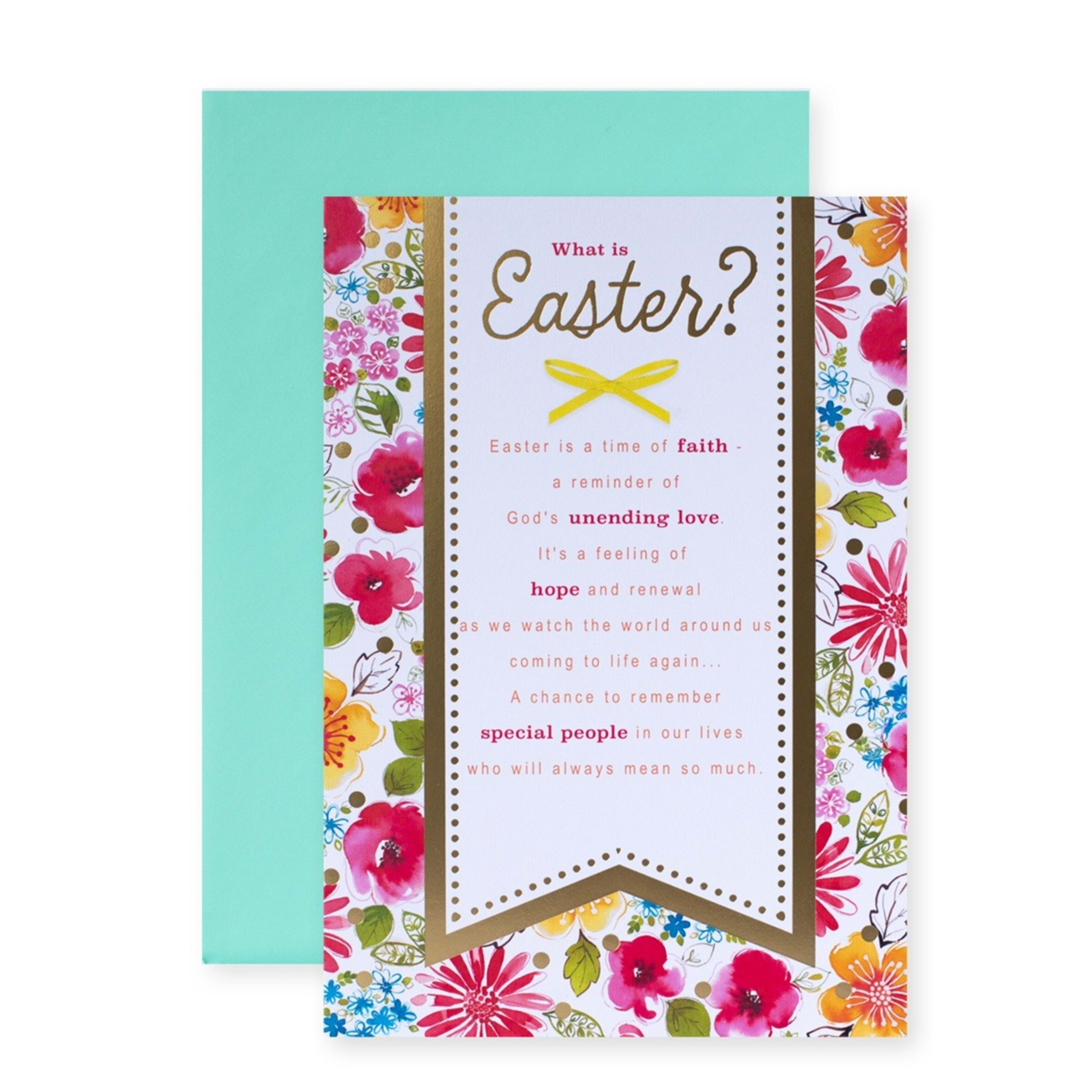 1 Hallmark Religious Easter Card - What is Easter?