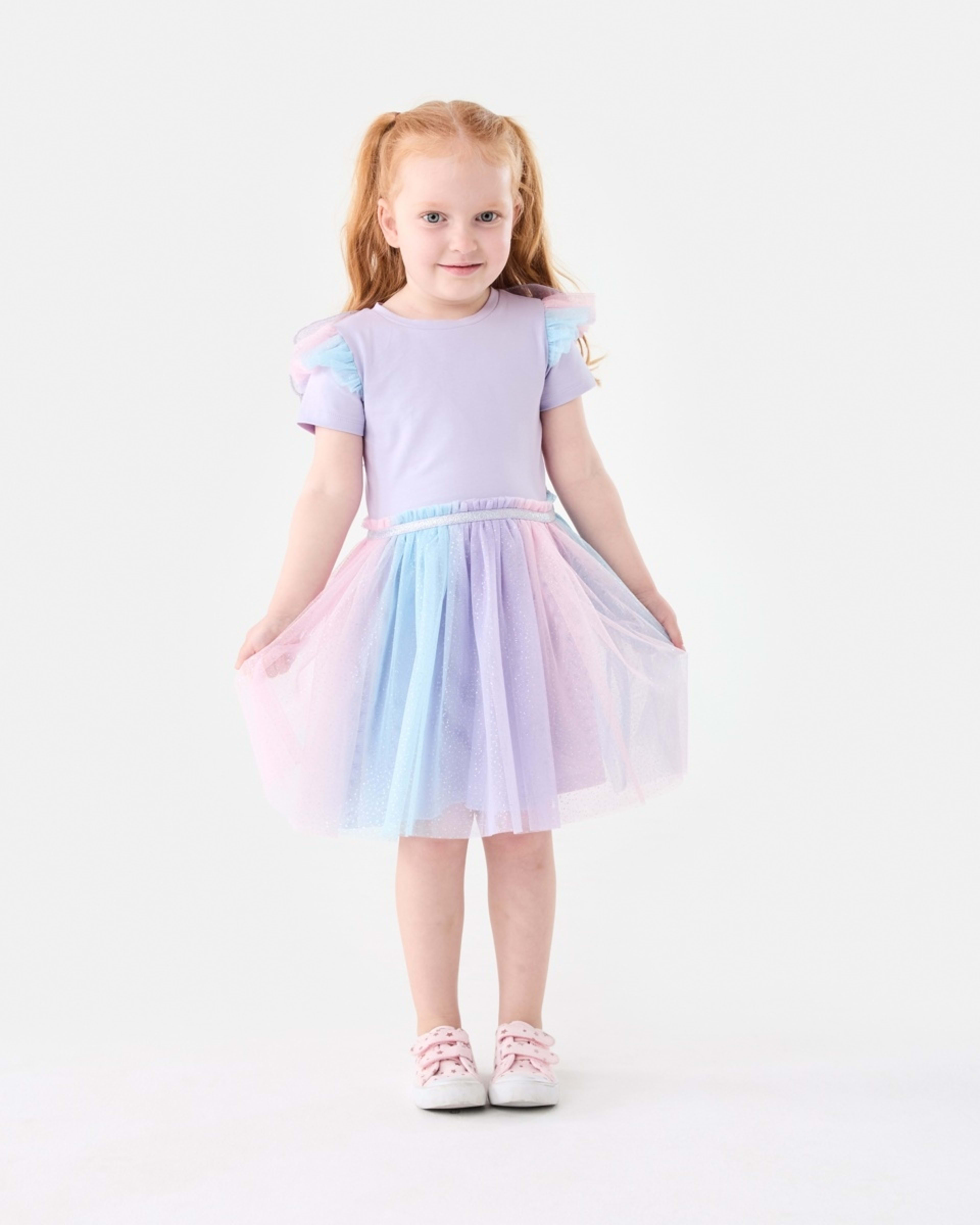 8 Frill Wing Tutu Dress PASTEL LILAC, 8 of 9