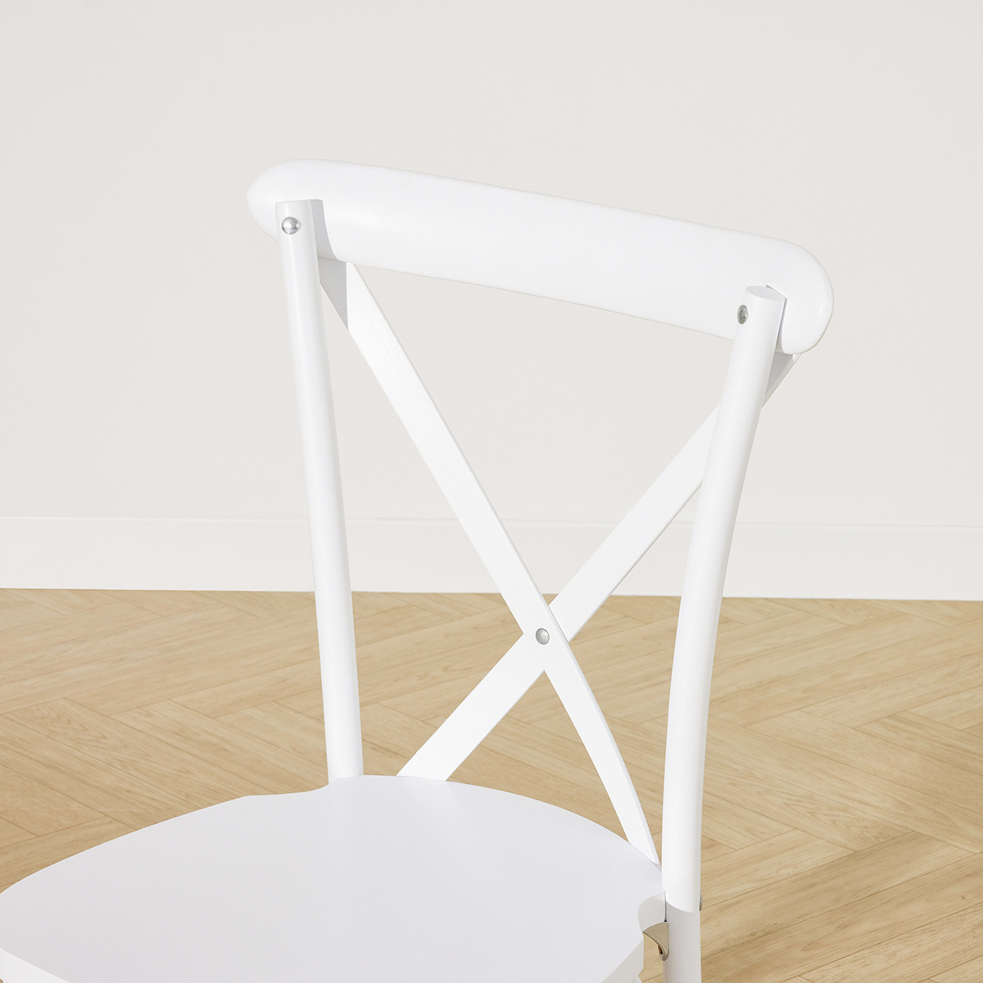 7 Set of 2 Cross Back Chairs, 7 of 10
