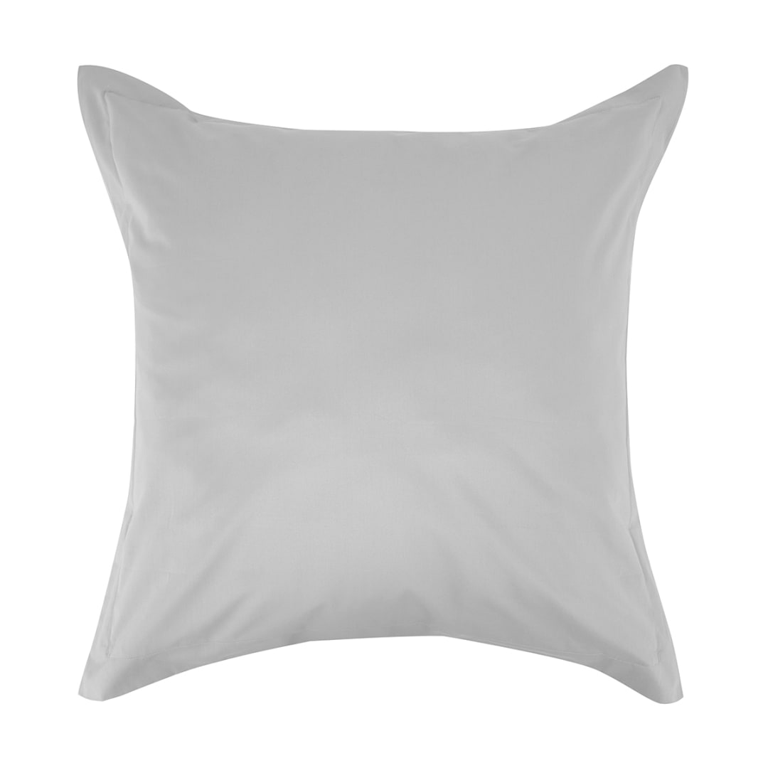 500 Thread Count Australian Grown Cotton European Pillowcase Silver