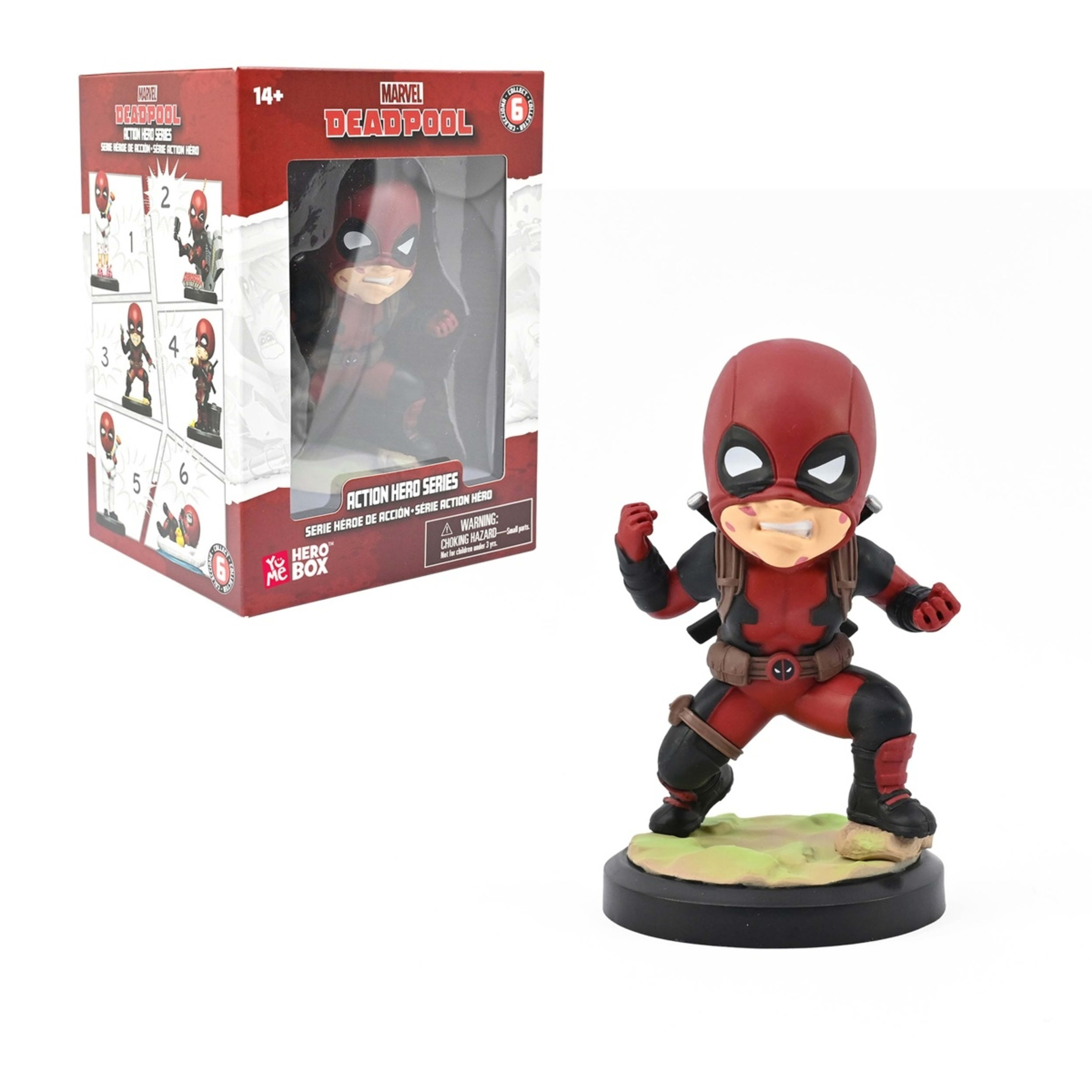 6 YuMe HeroBox Marvel Deadpool Action Hero Series - Assorted, 6 of 9