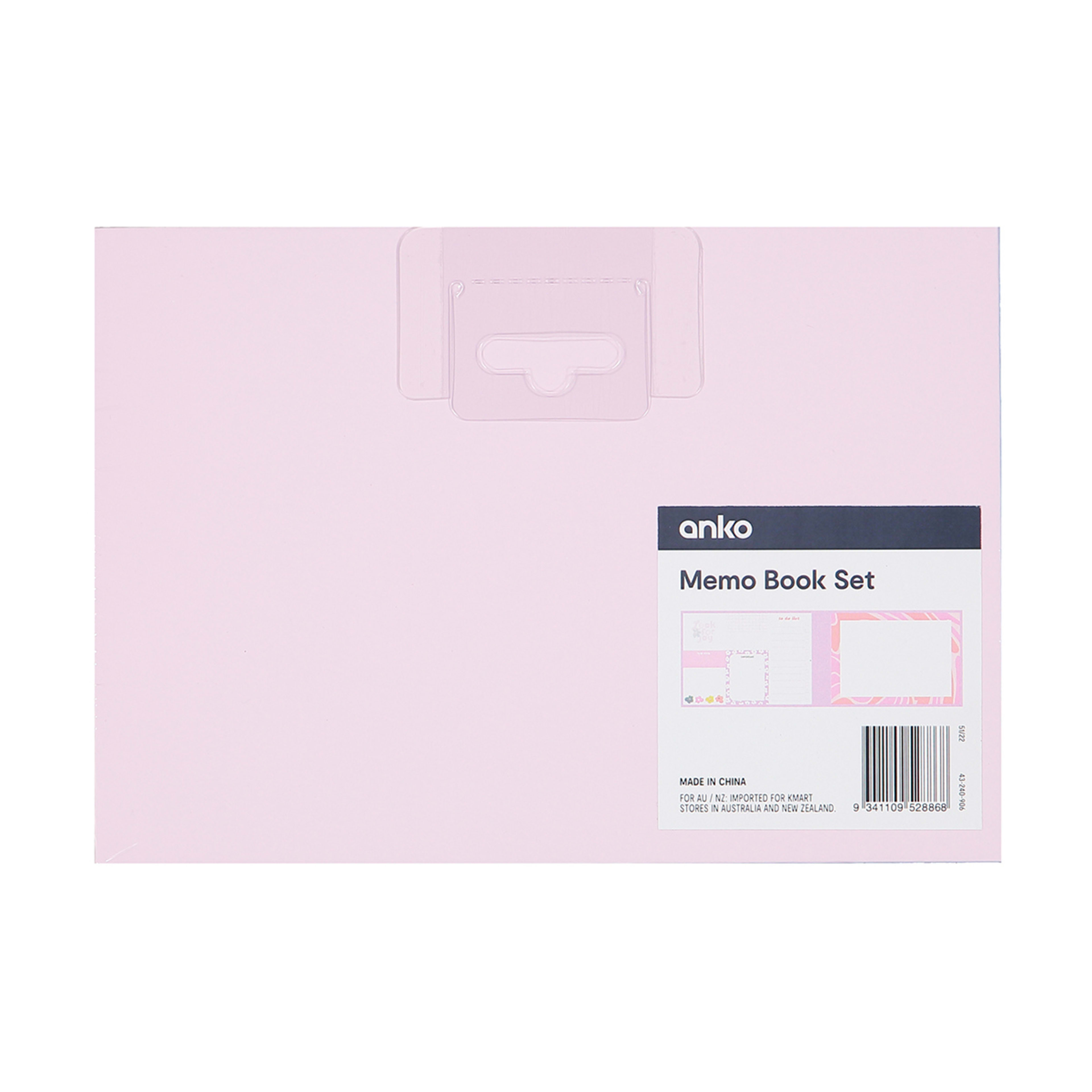 Memo Book Set Kmart NZ