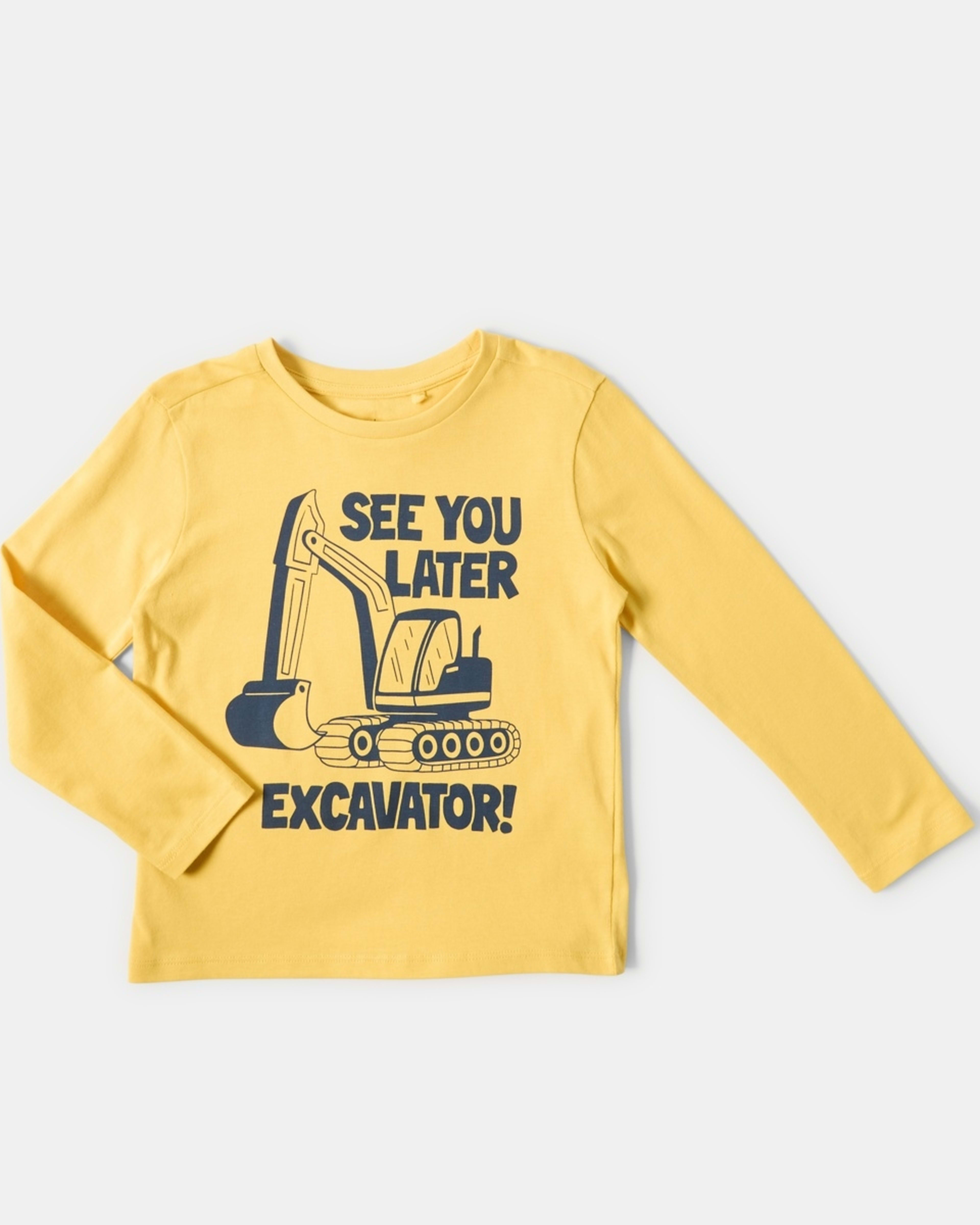 7 Long Sleeve Print T-shirt Ylw Digger, 7 of 8