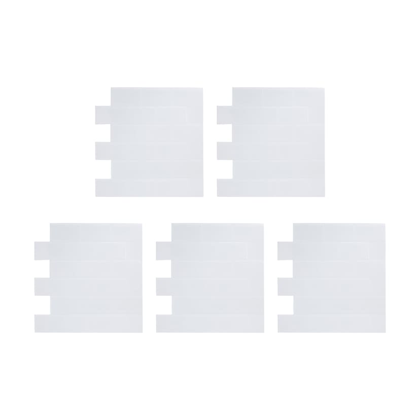 5 Pack Self Adhesive 3D Tiles - Subway White - Kmart