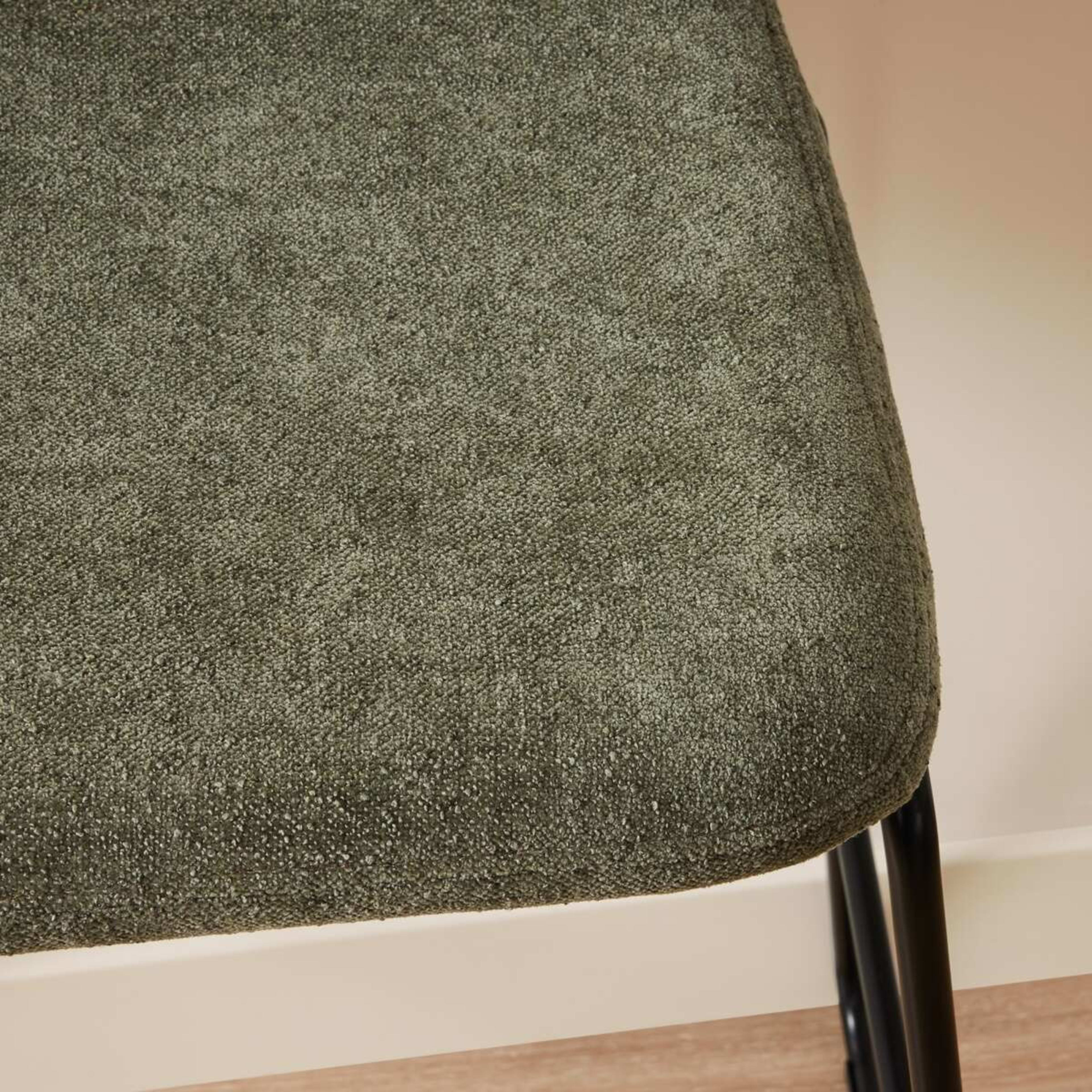 5 Chenille Stool - Green, 5 of 5