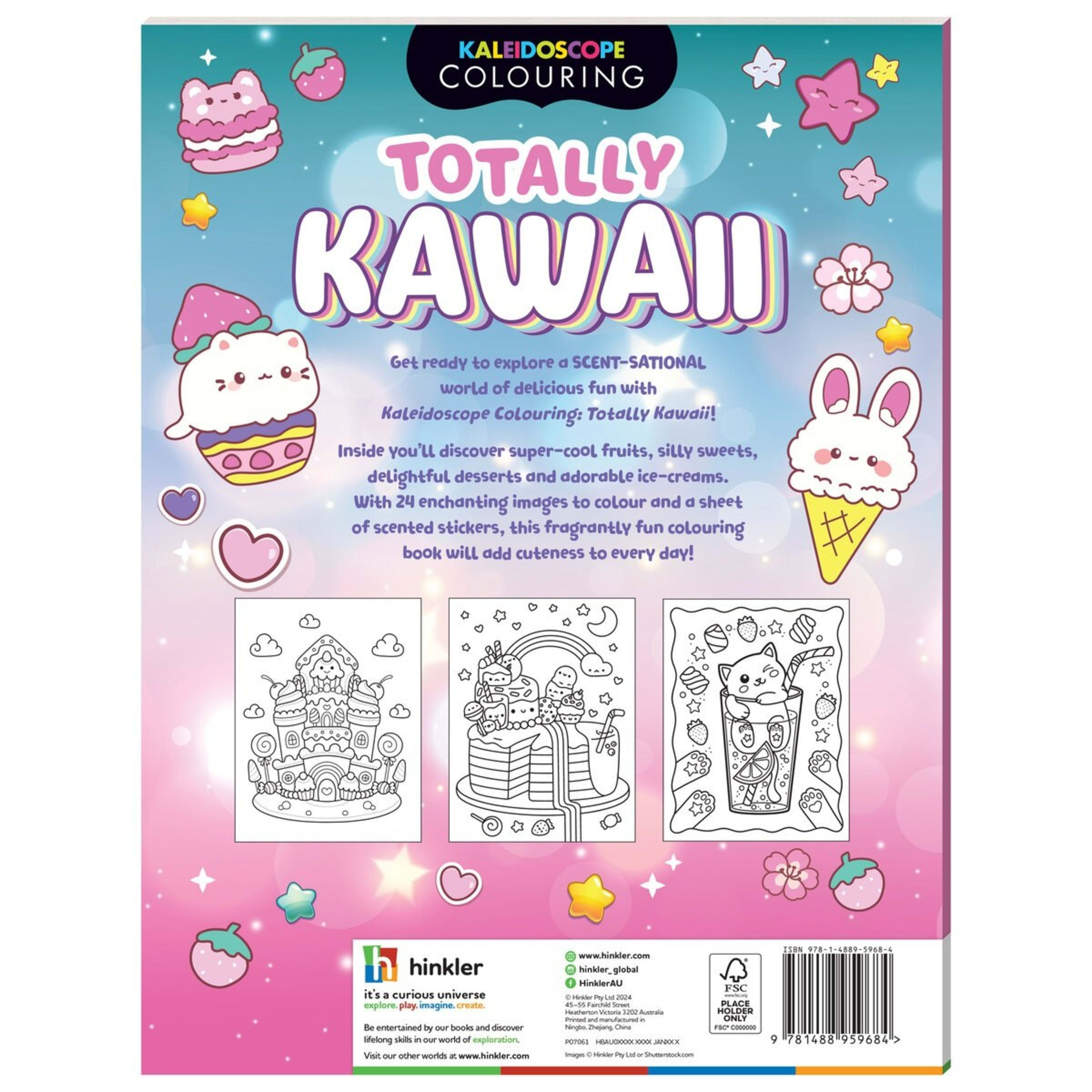 2 Kaleidoscope Colouring: Totally Kawaii - Book, 2 of 6