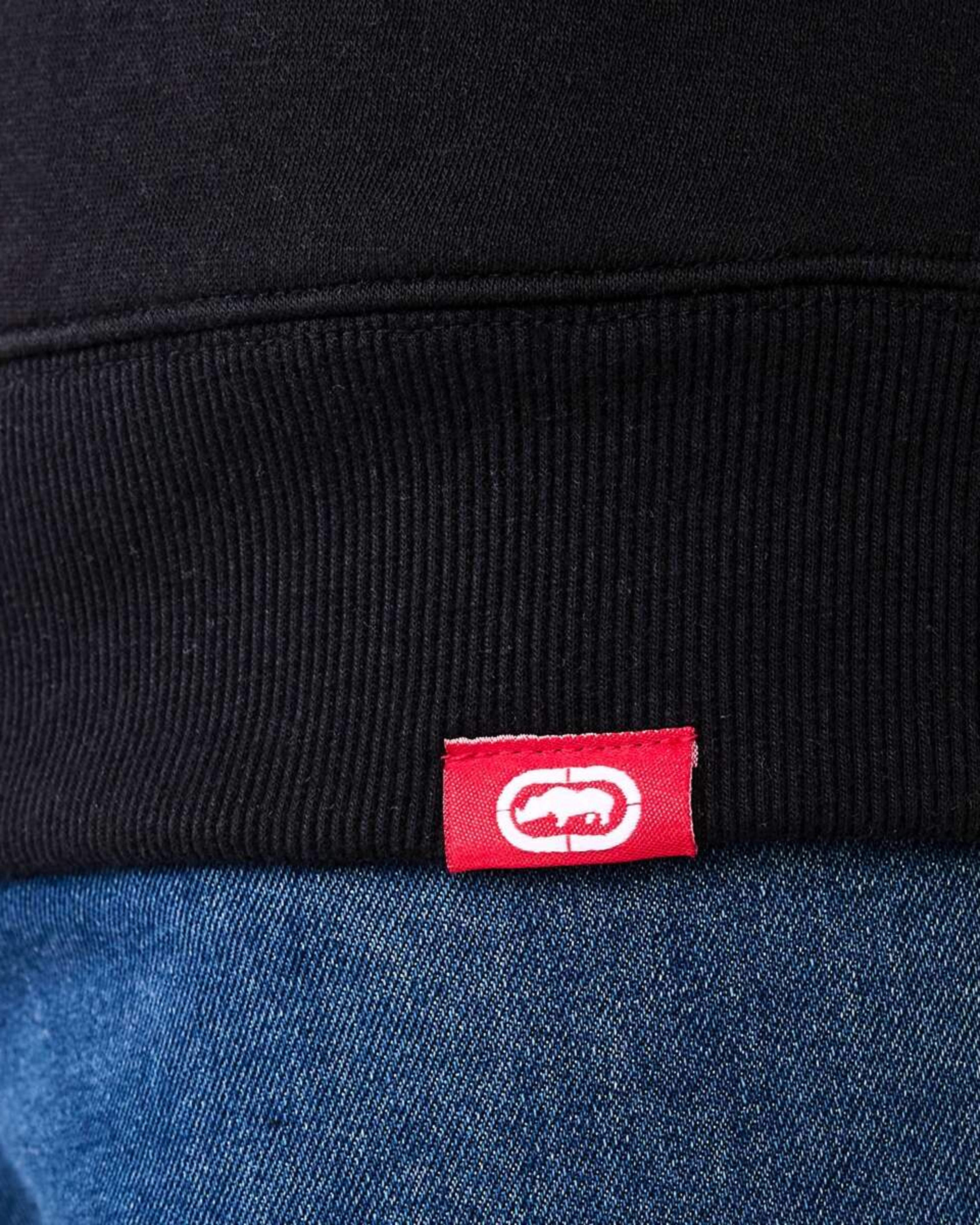 8 Ecko License Panelled Hoodie Black, 8 of 8