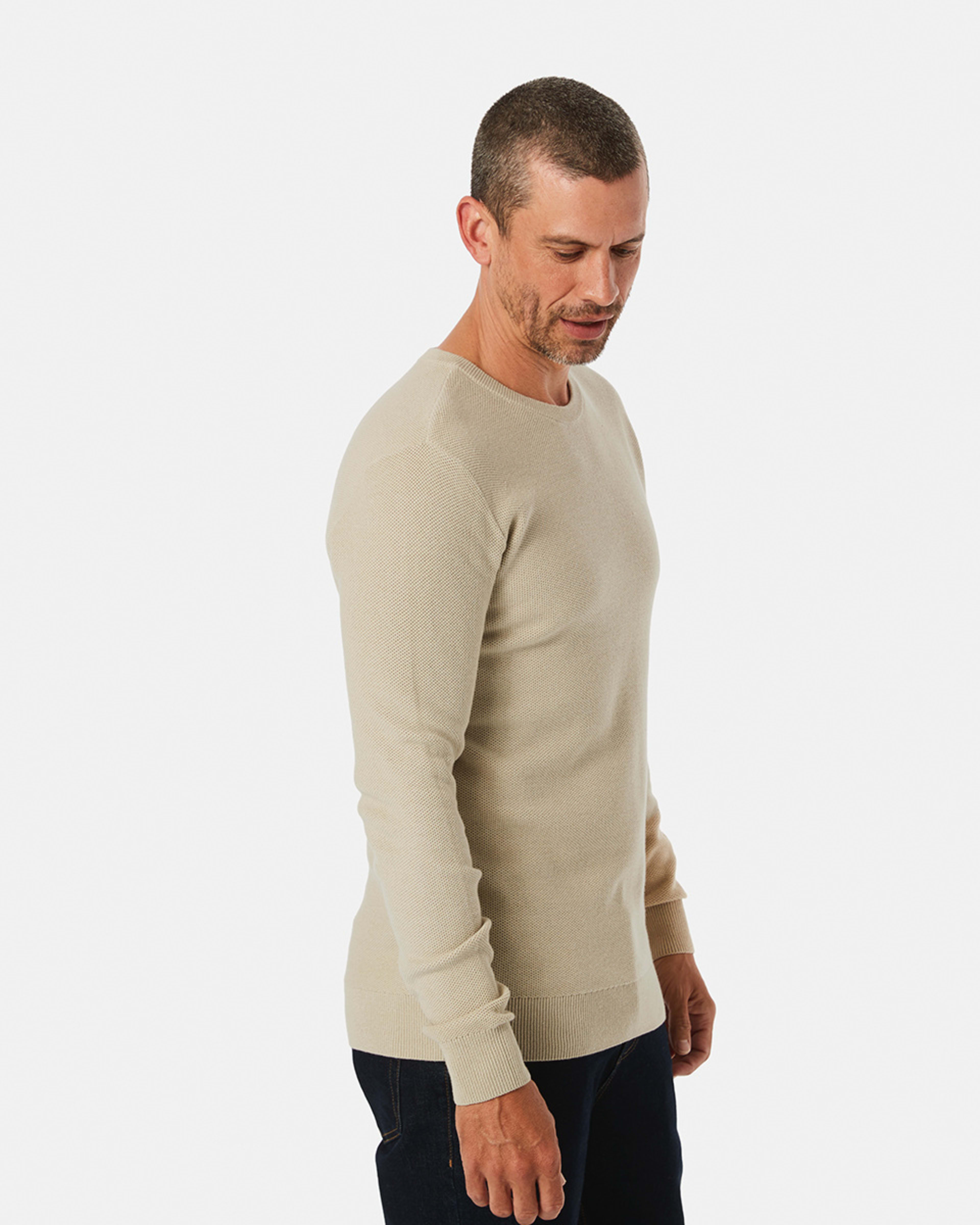 Textured Crew Neck Jumper Kmart