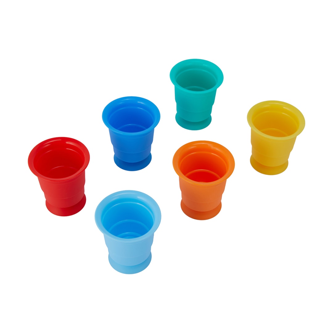 6 Piece Suction Stacking Cups - Kmart