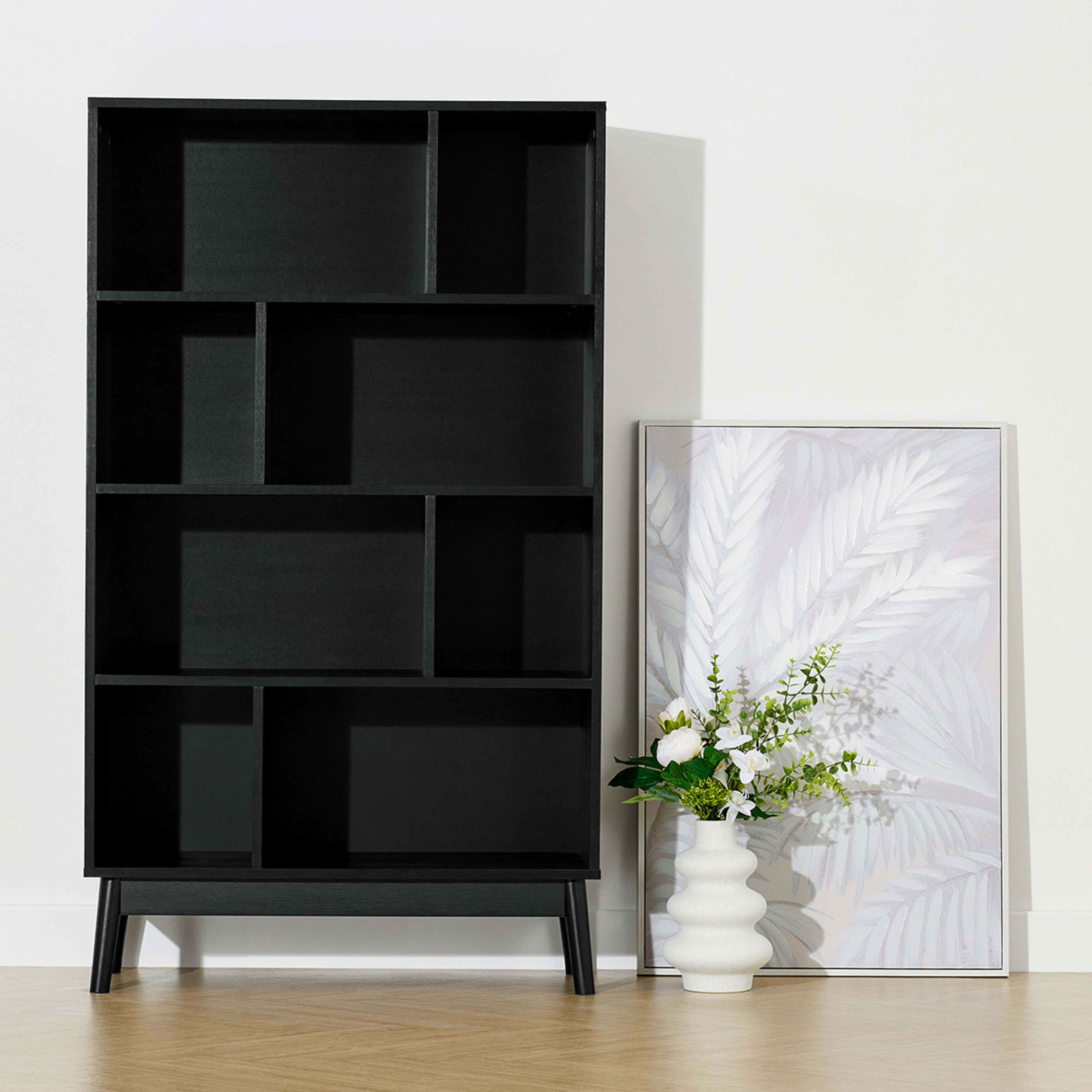 Thorne Bookshelf Black Kmart
