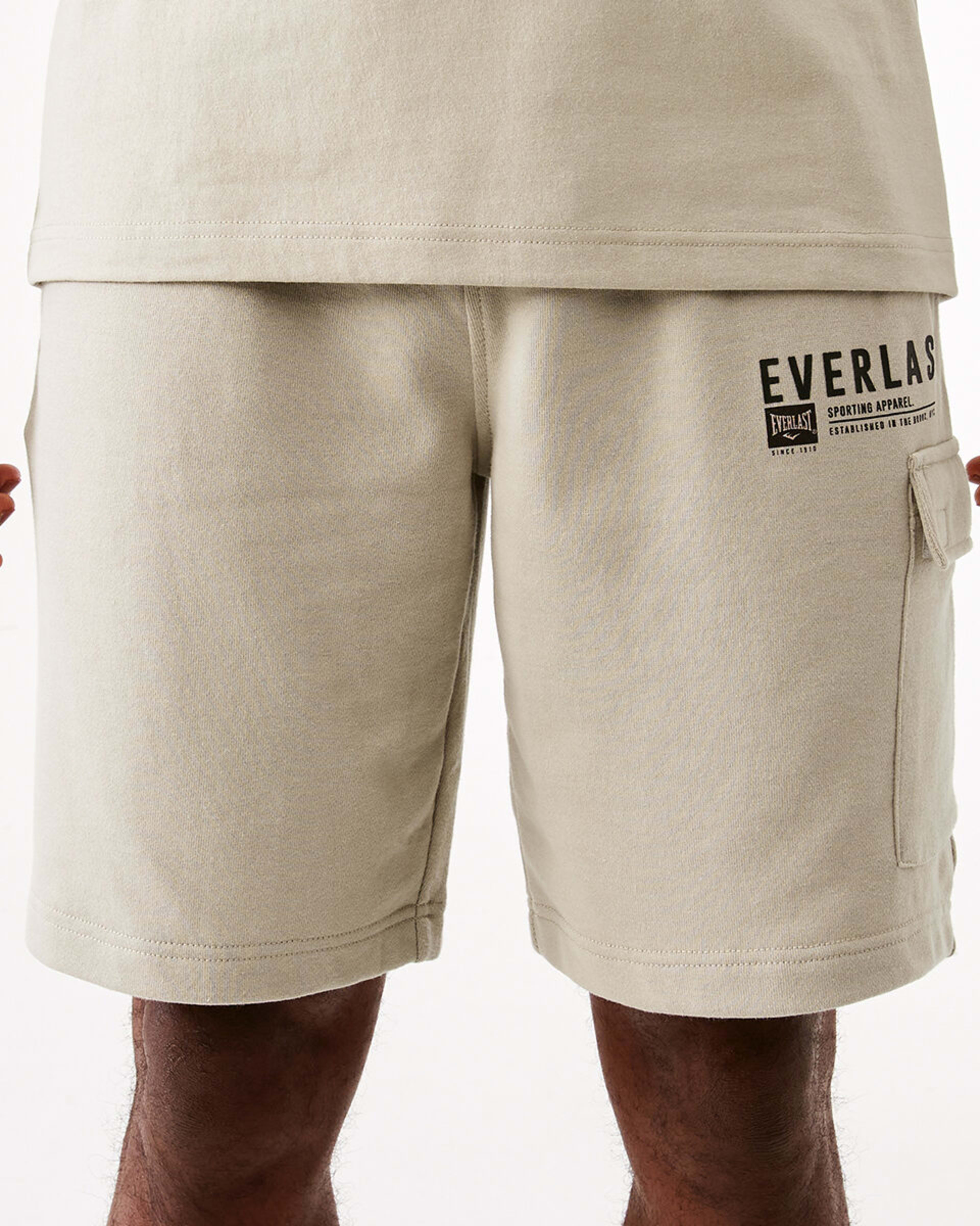 2 Everlast Mens Street Shorts Oatmeal, 2 of 7