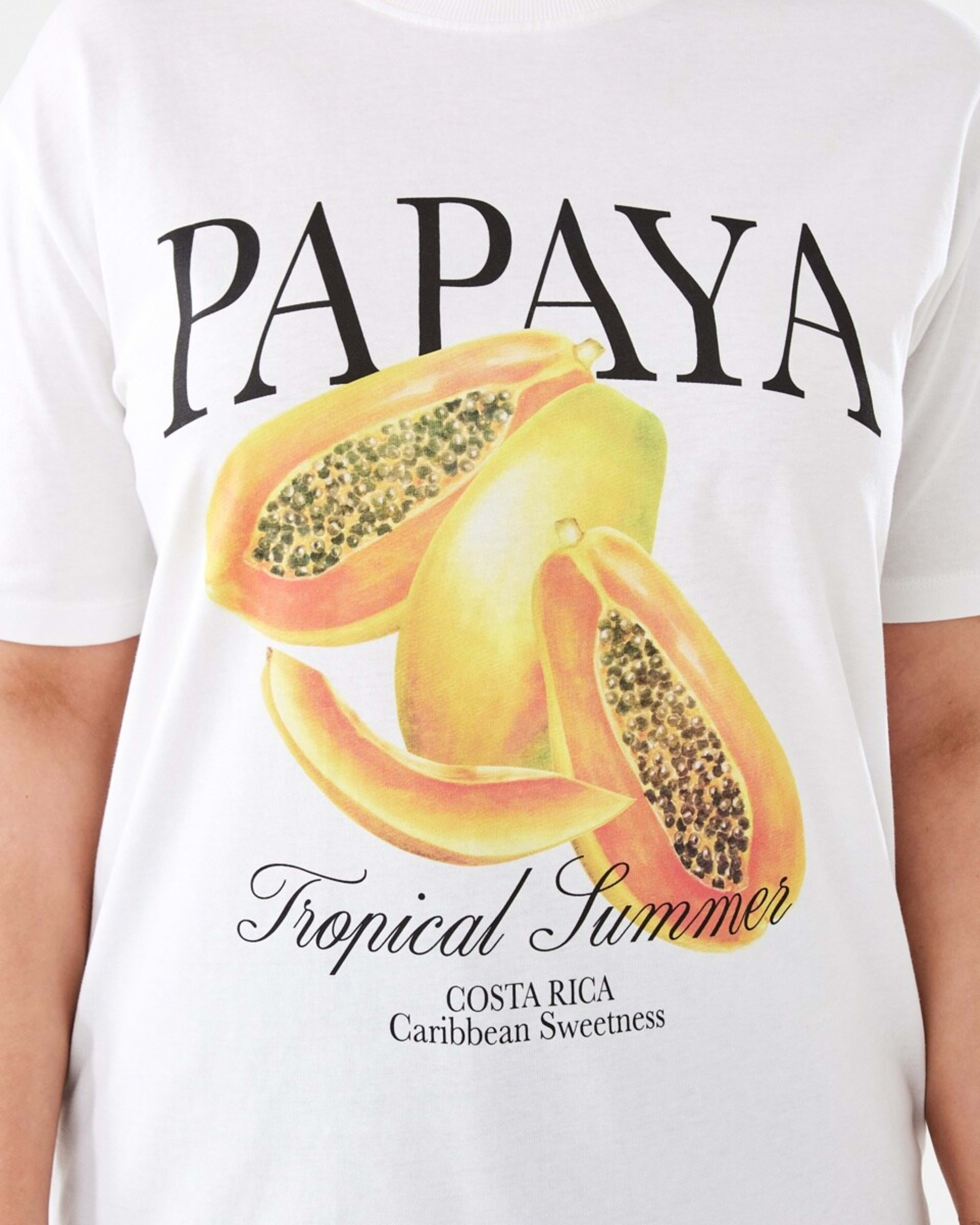 7 Short Sleeve Oversized Boyfriend T-shirt Papaya, 7 of 7