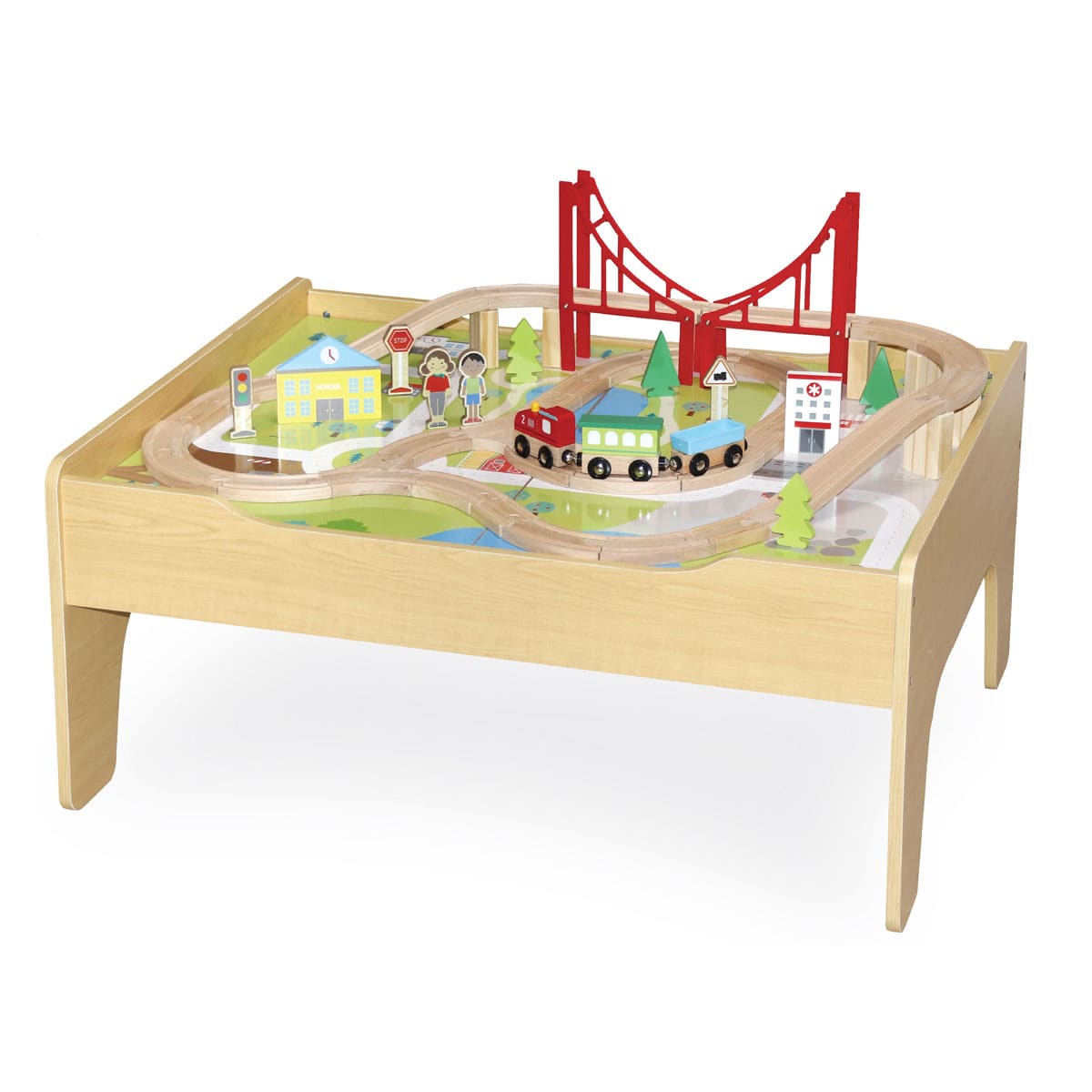Wooden Train Table with Storage Kmart