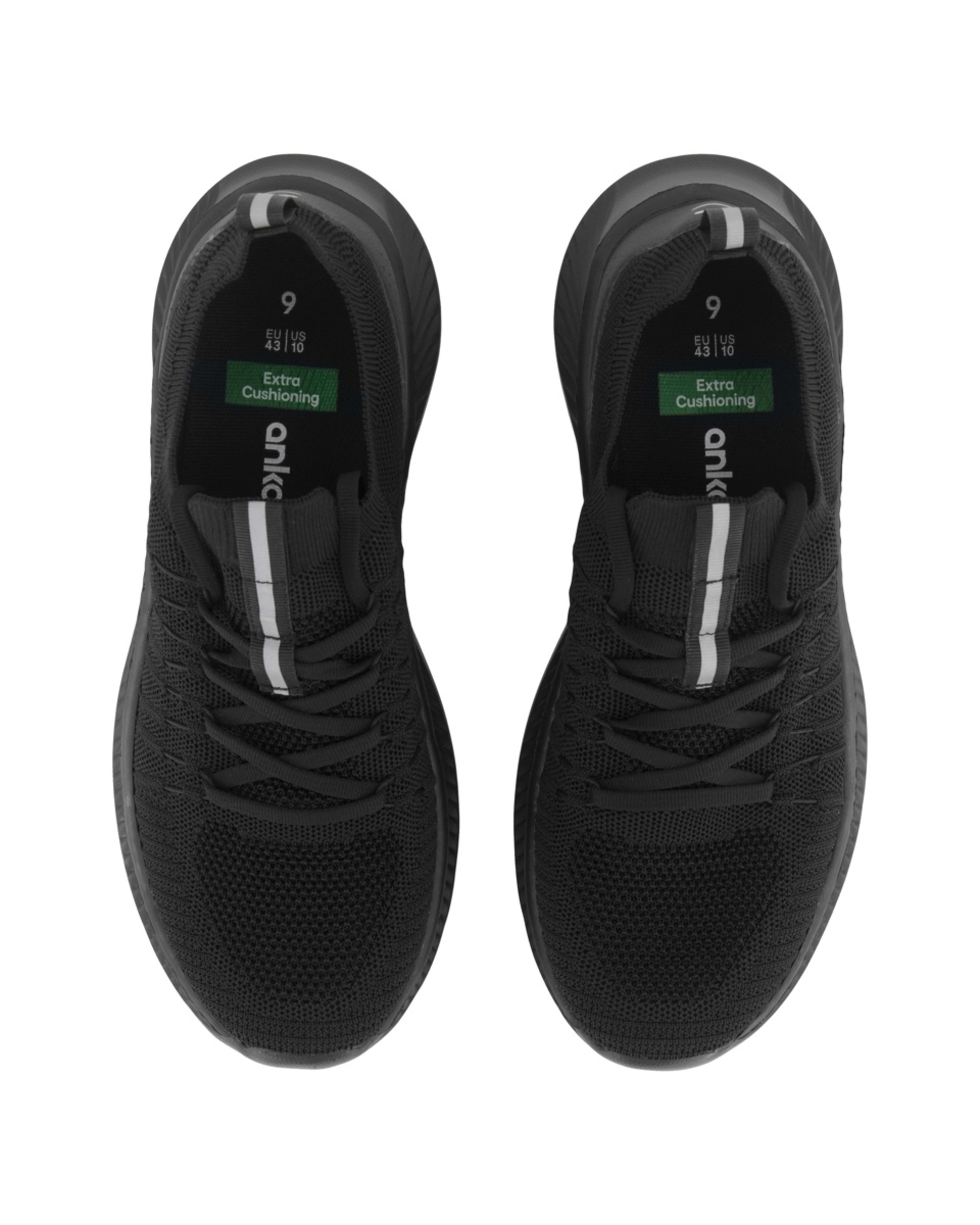 3 Textured Upper Sneakers BLACK, 3 of 5