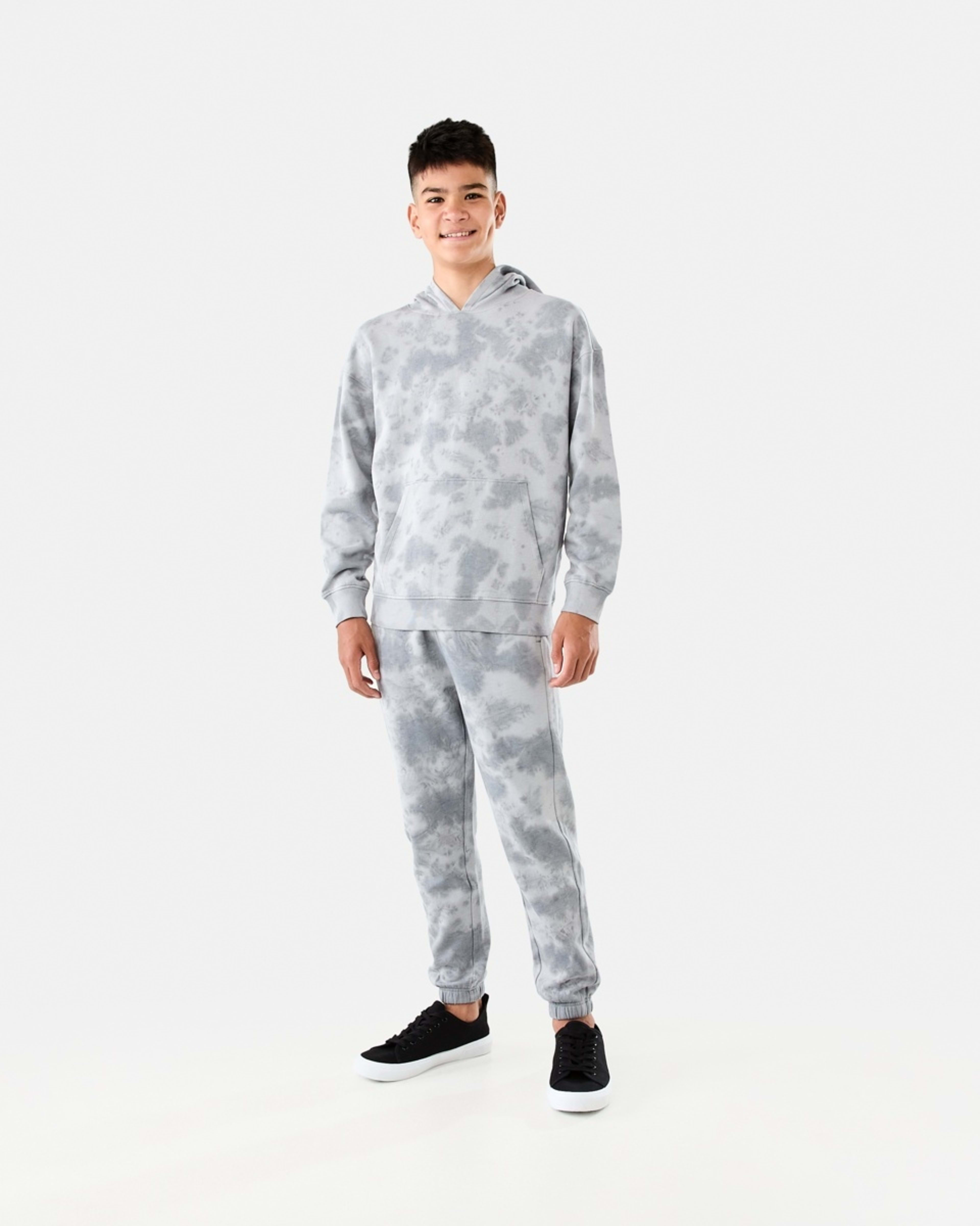 6 Oversized Washed Hoodie with Pocket Wht Unlimi, 6 of 9