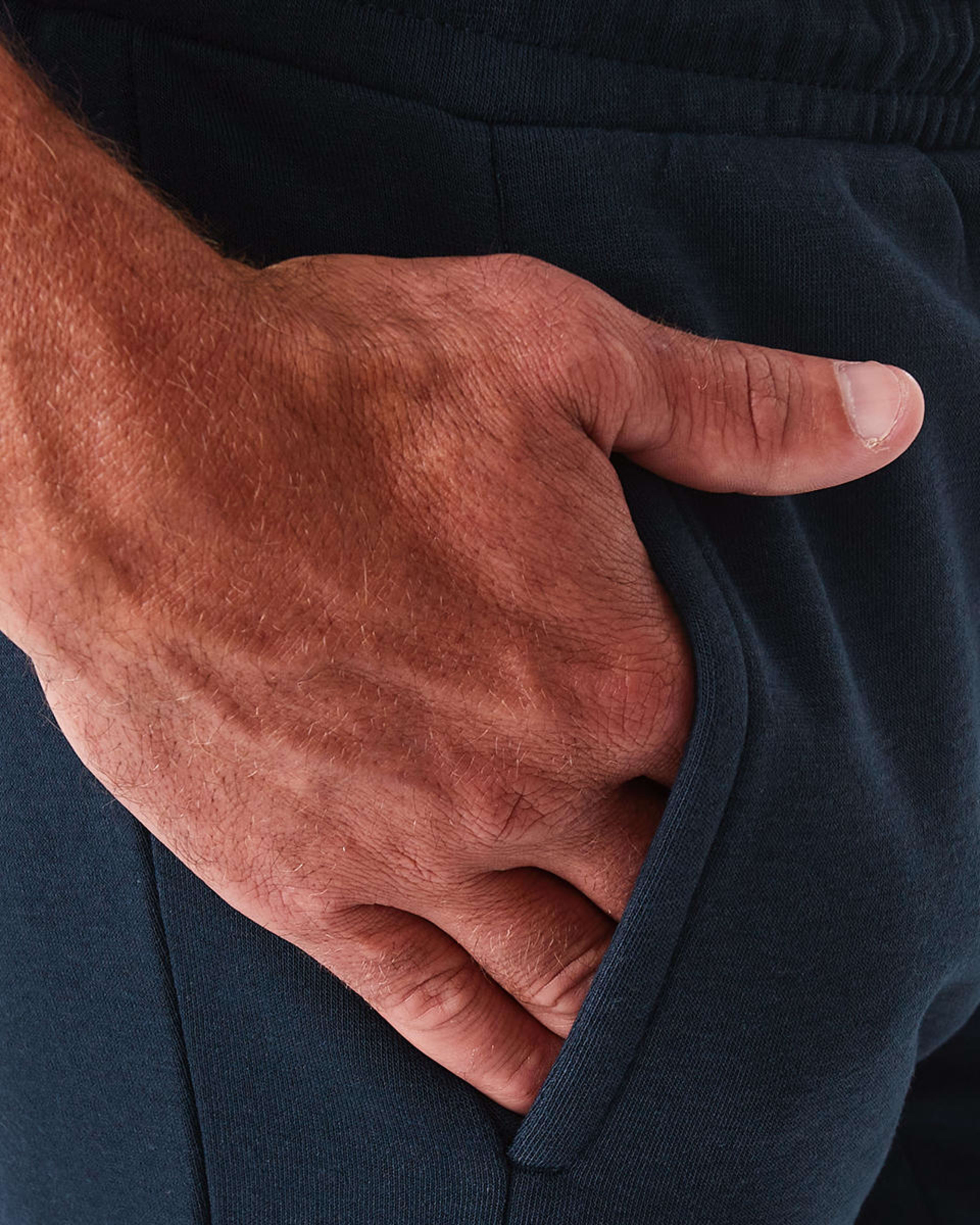 5 Active Mens Panel Trackpants Navy, 5 of 6